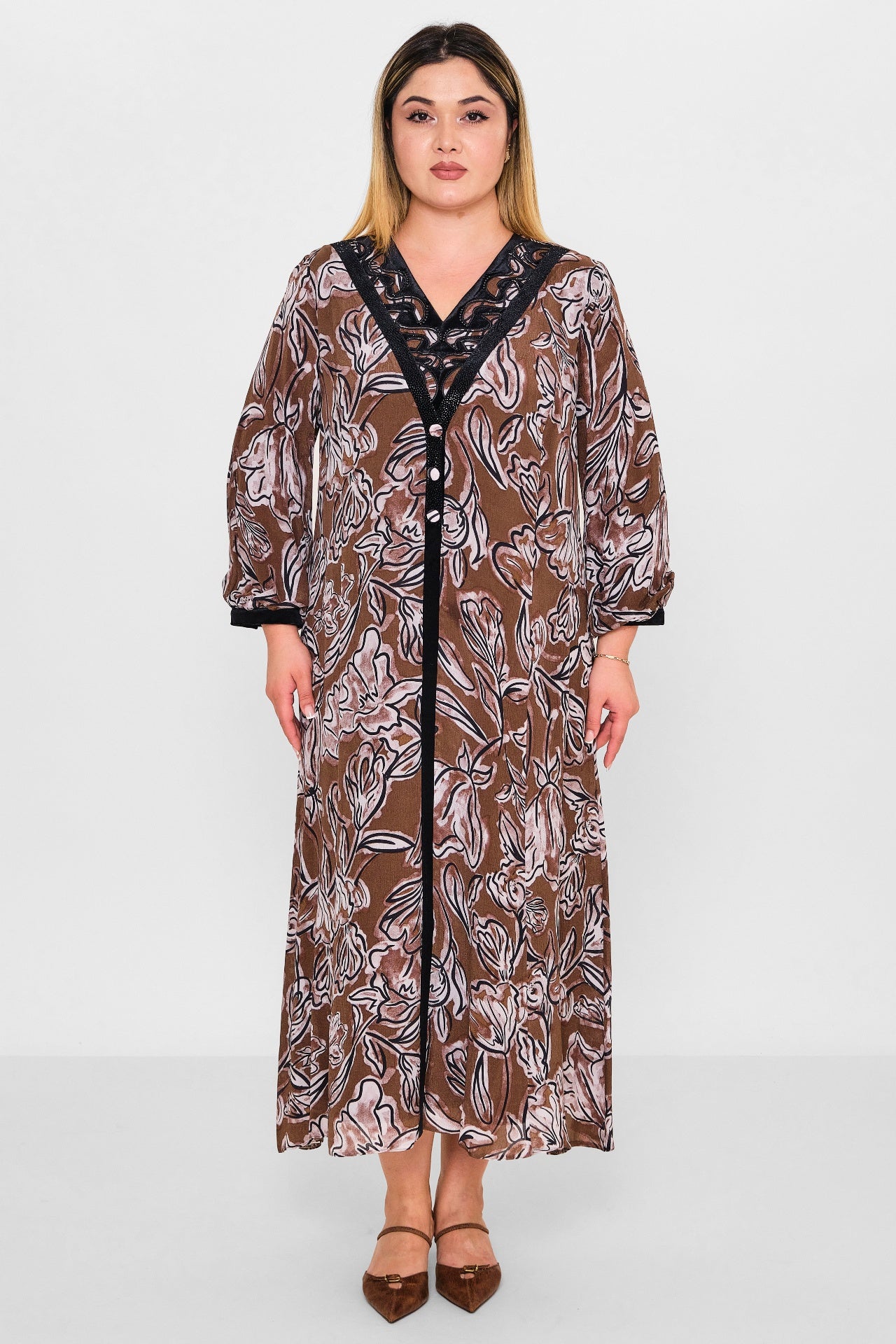 Gumanize - Plus Size Dress (GMZ2026-171-7881) - 8690200089763