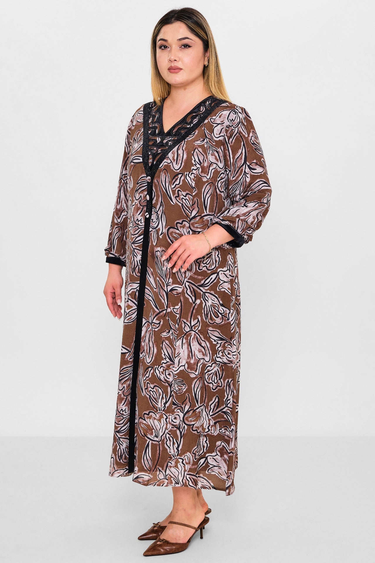 Gumanize - Plus Size Dress (GMZ2026-171-7881) - 8690200089763