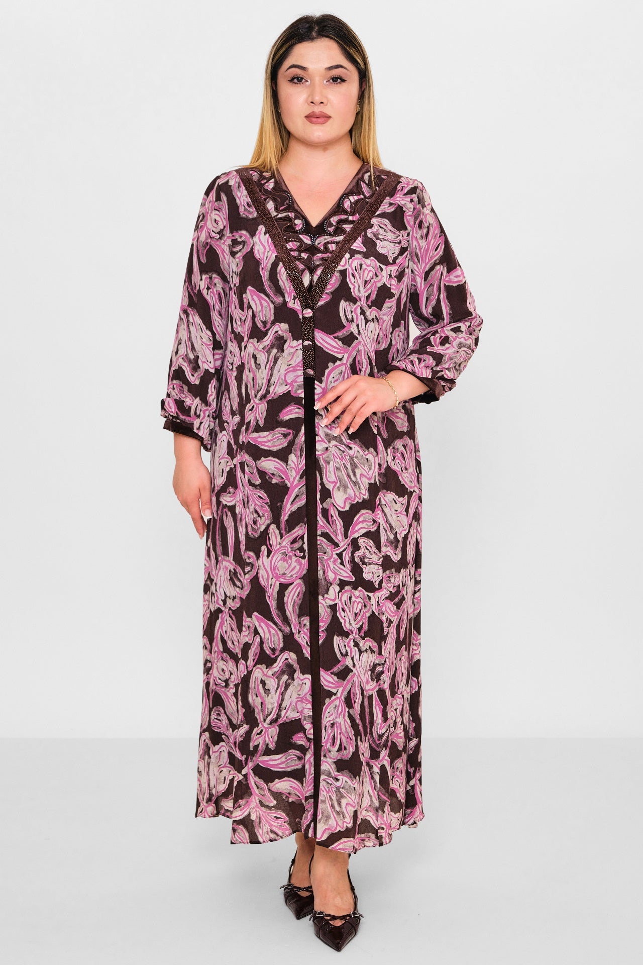 Gumanize - Plus Size Dress (GMZ2026-171-7881) - 8690200089770