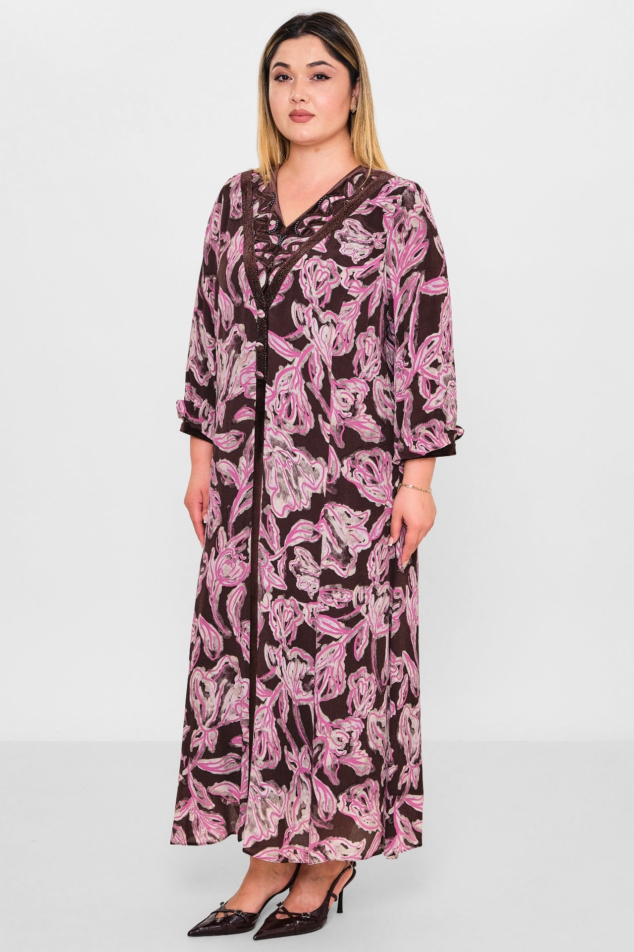 Gumanize - Plus Size Dress (GMZ2026-171-7881) - 8690200089770