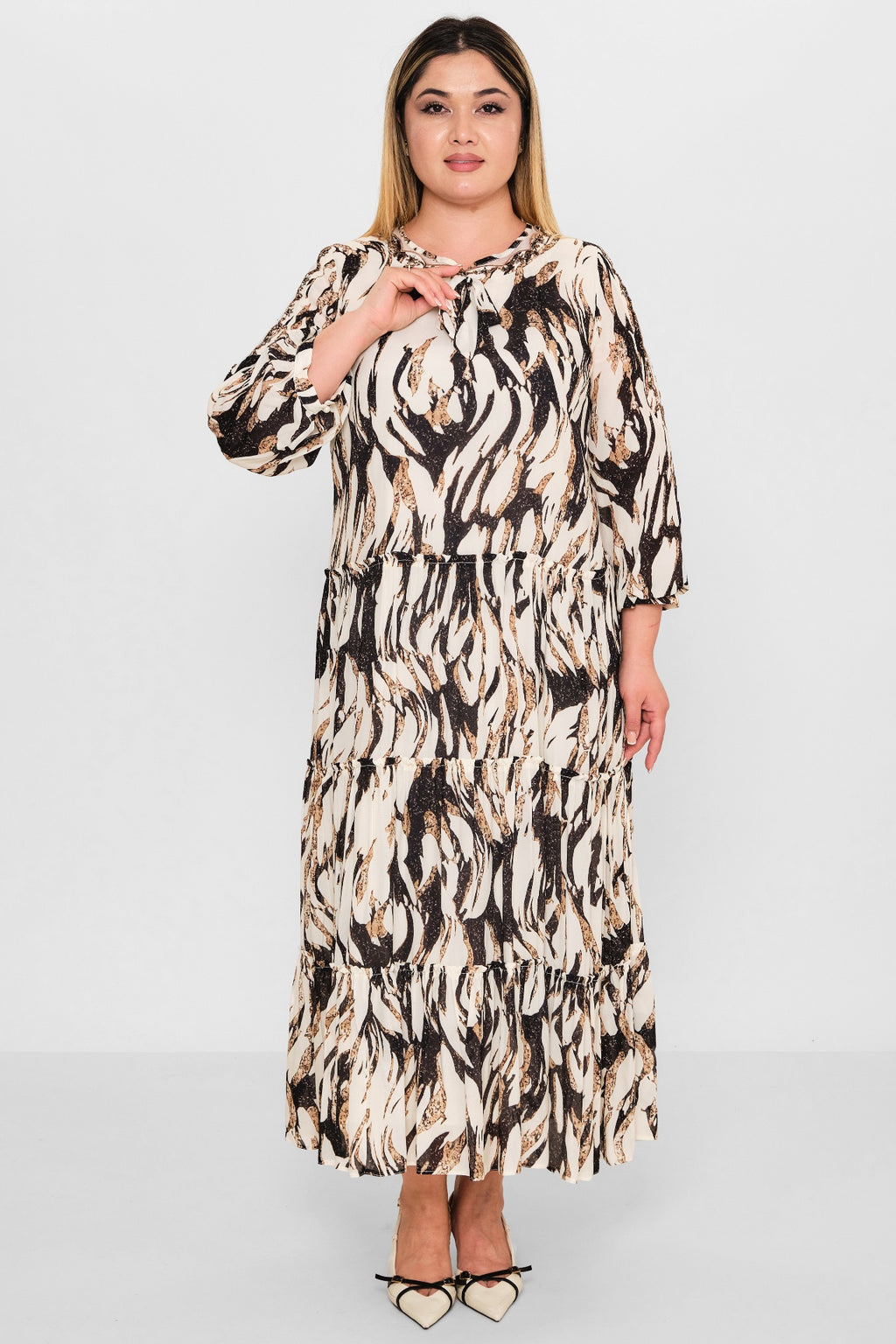 Gumanize - Plus Size Dress (GMZ2026-33-7944) - 8690200089848