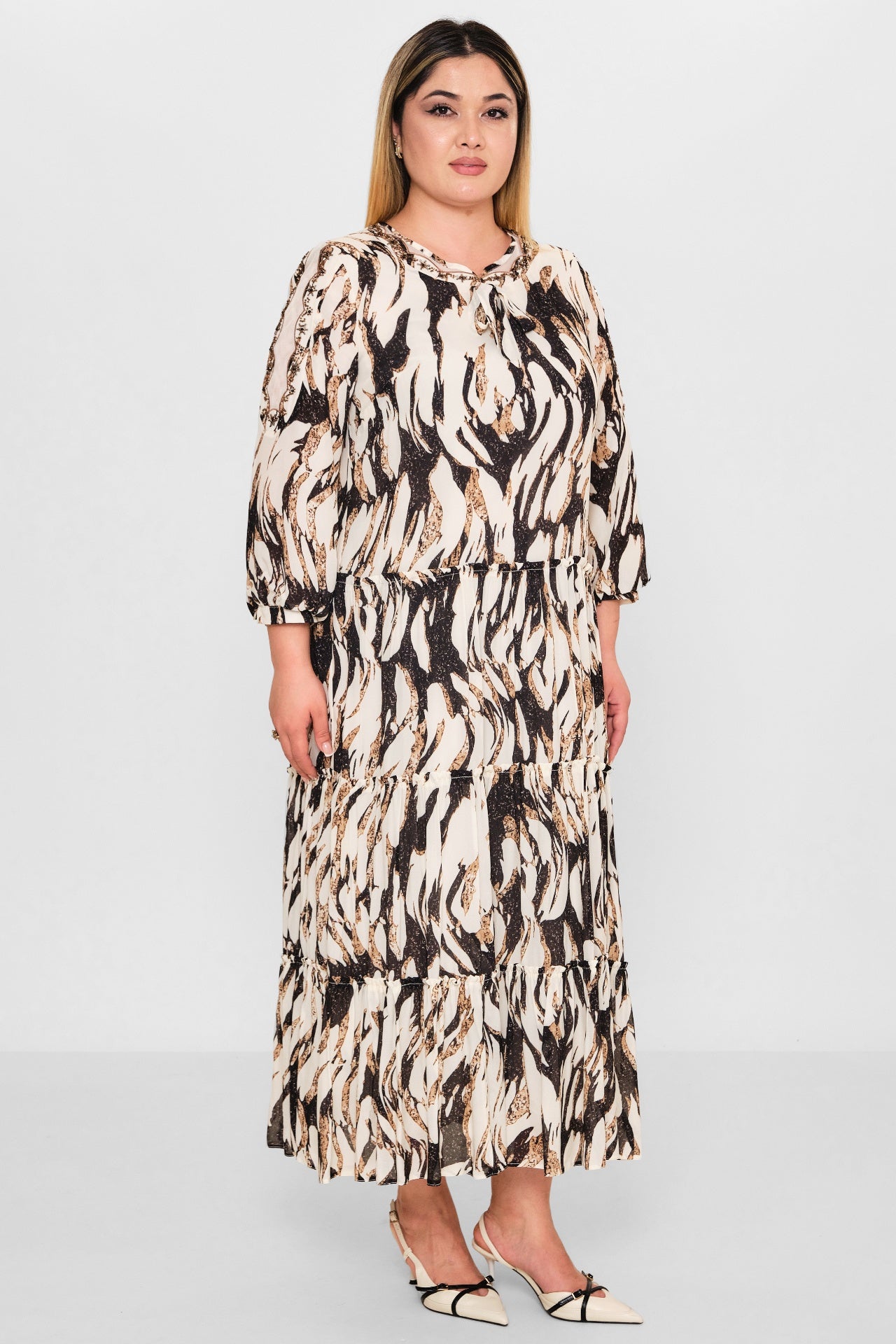 Gumanize - Plus Size Dress (GMZ2026-33-7944) - 8690200089848