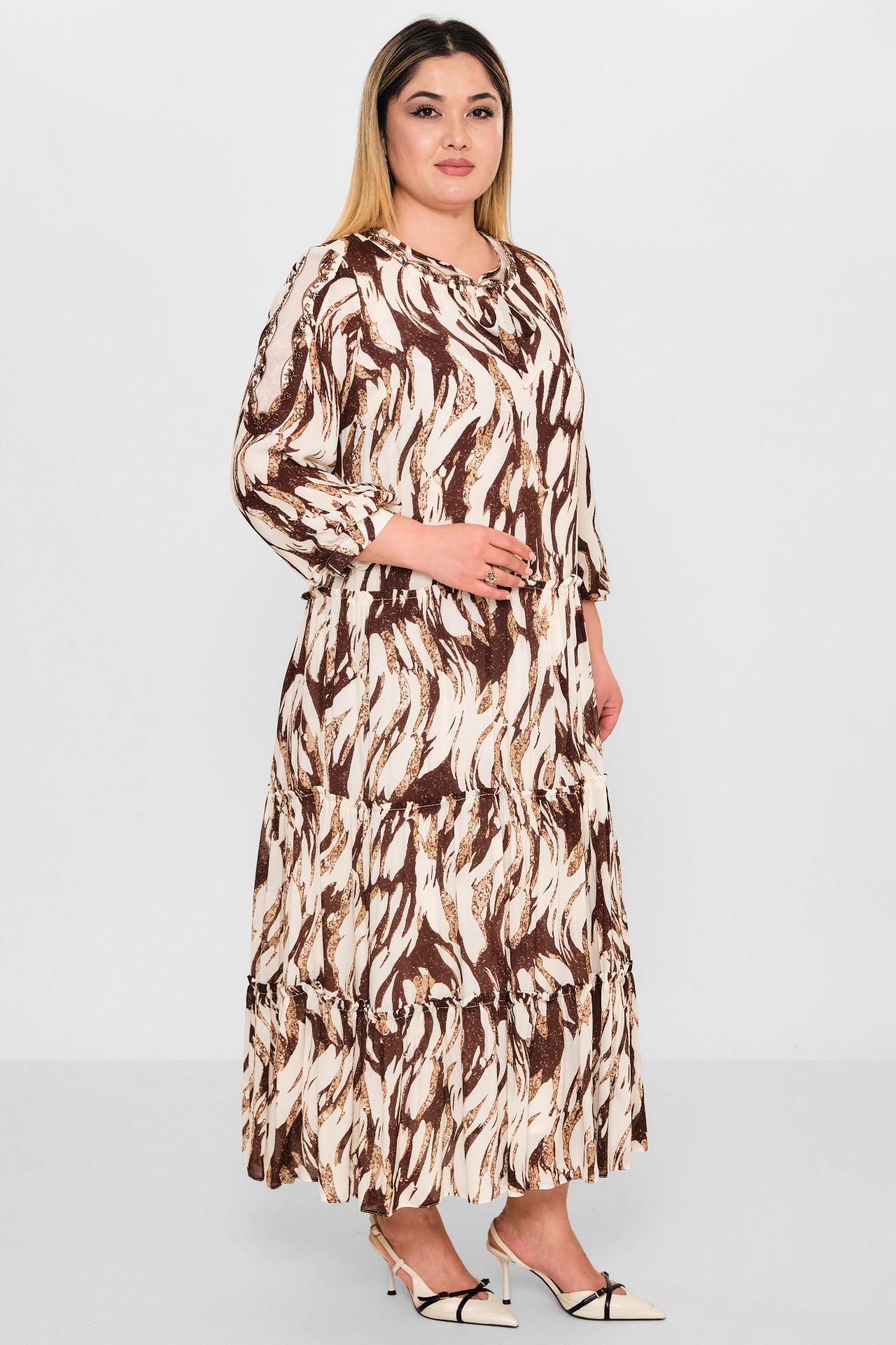 Gumanize - Plus Size Dress (GMZ2026-33-7944) - 8690200089855