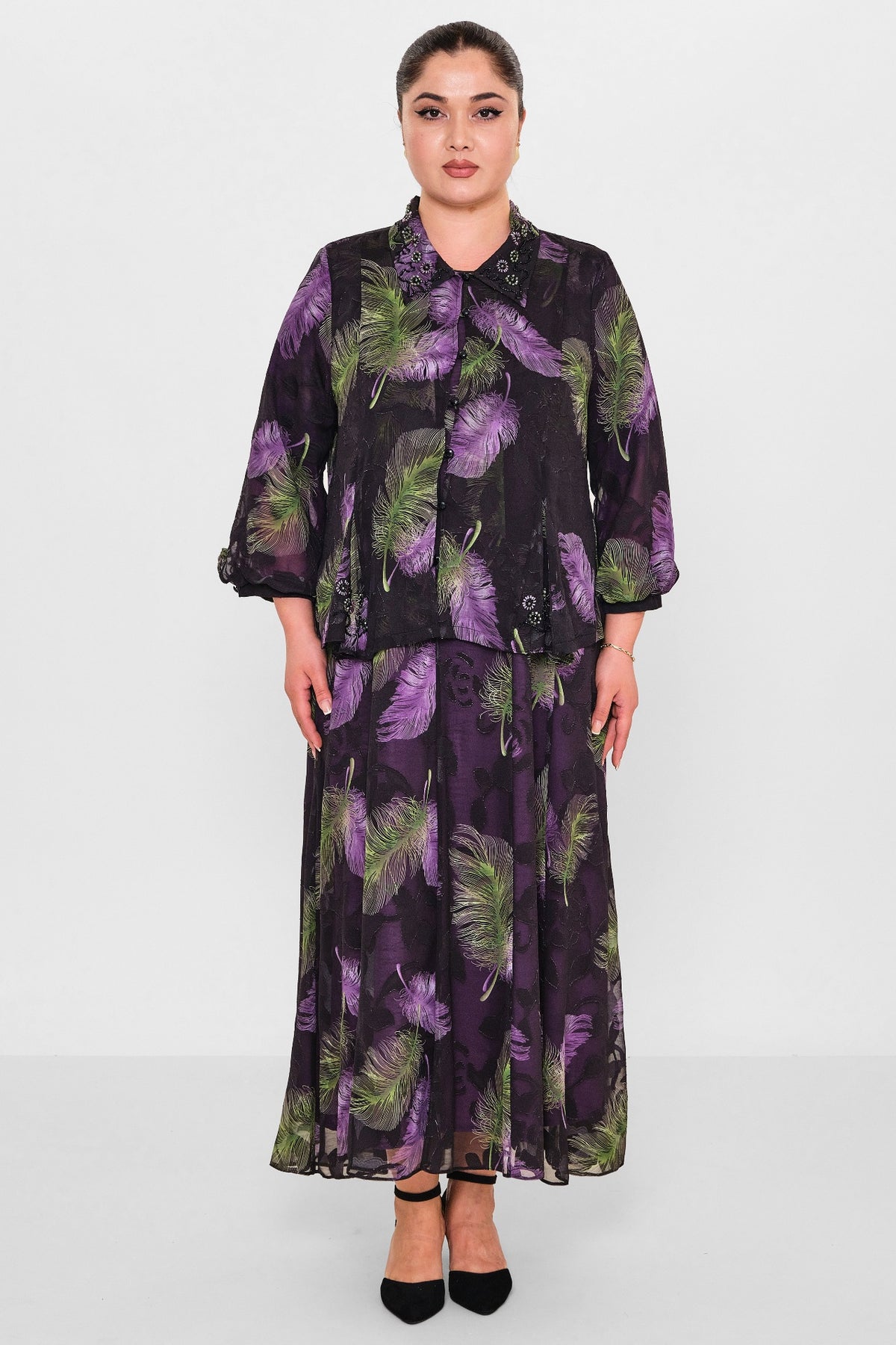 Gumanize - Plus Size Dress (GMZ2026-364-8005) - 8690200089862