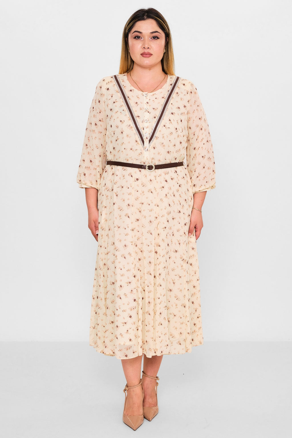Gumanize - Plus Size Dress (GMZ2026-381-8033) - 8690200089909