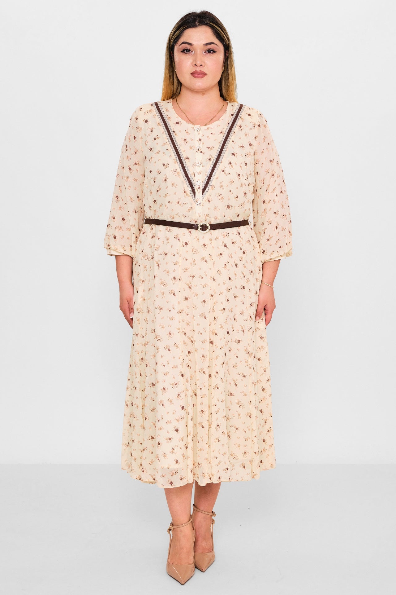 Gumanize - Plus Size Dress (GMZ2026-381-8033) - 8690200089909