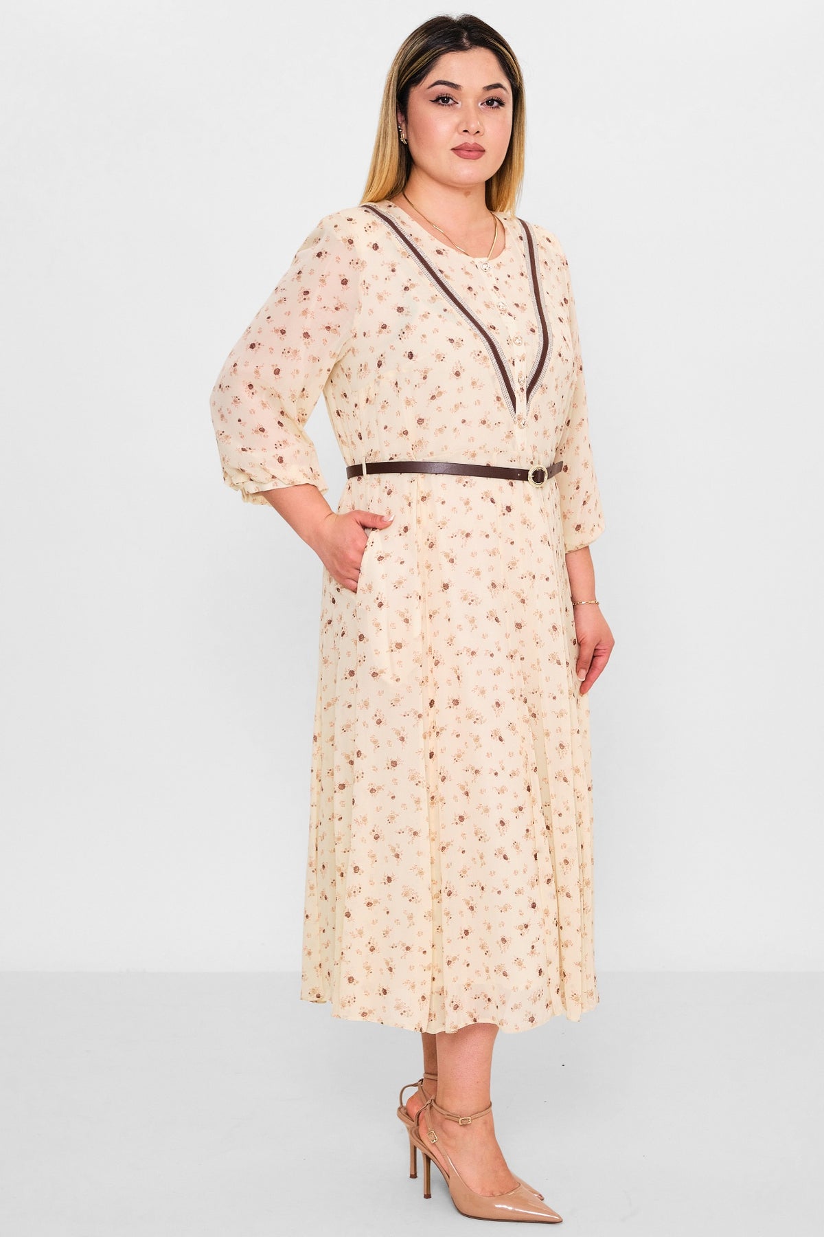 Gumanize - Plus Size Dress (GMZ2026-381-8033) - 8690200089909
