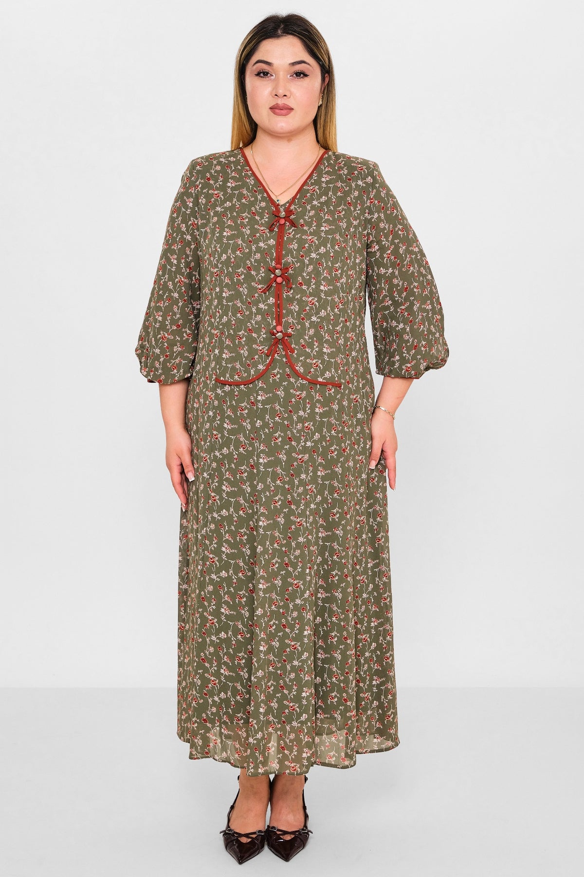 Gumanize - Plus Size Dress (GMZ2026-505-8067) - 8690200089961