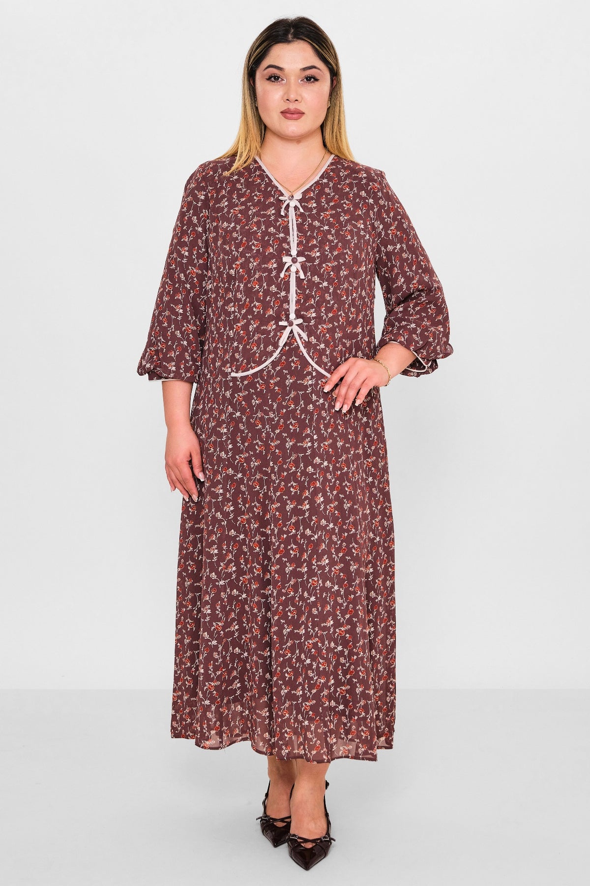 Gumanize - Plus Size Dress (GMZ2026-505-8067) - 8690200089985