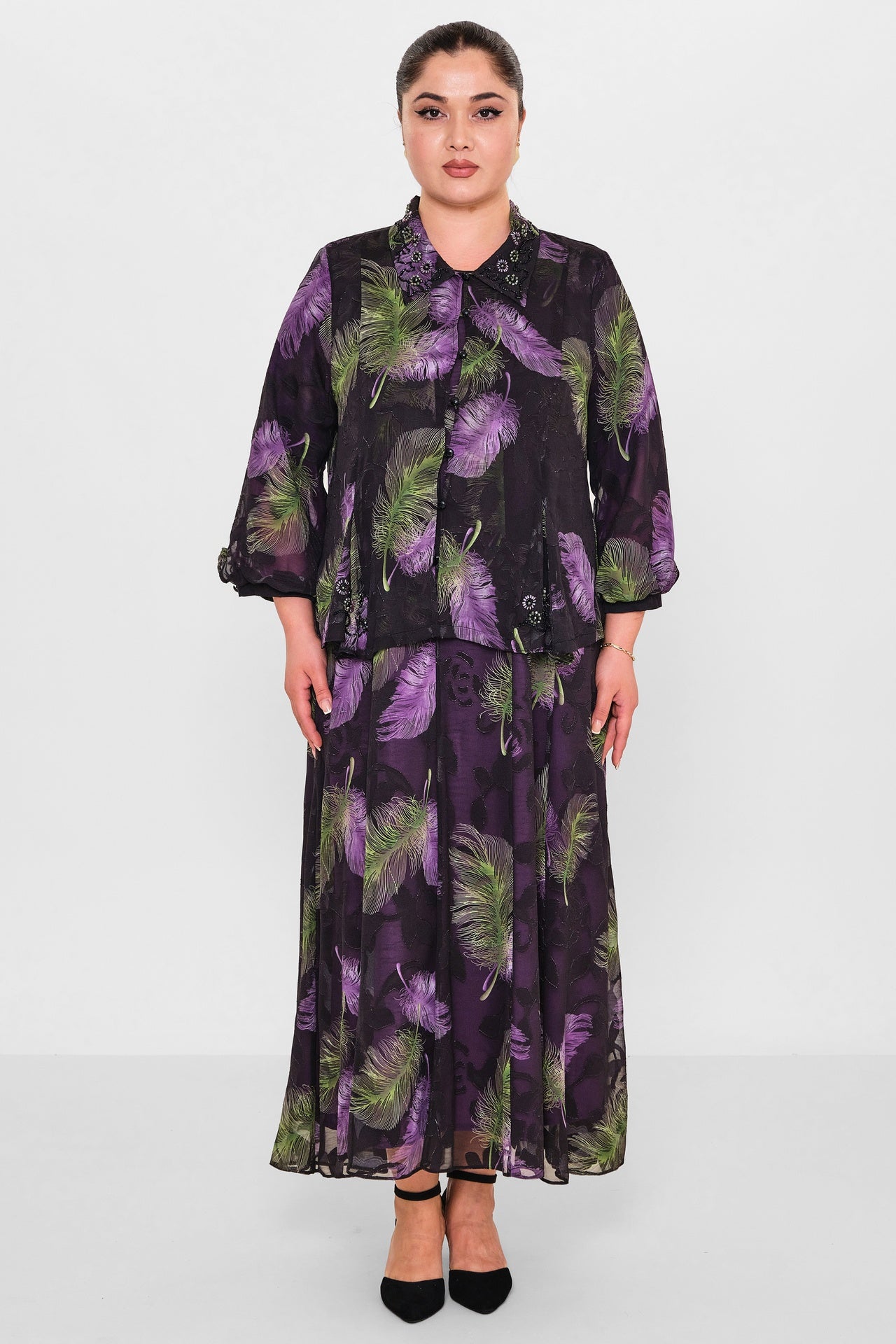 Gumanize - Extended Plus Size Dress (GMZ2026-365-8005) - 8690200090264