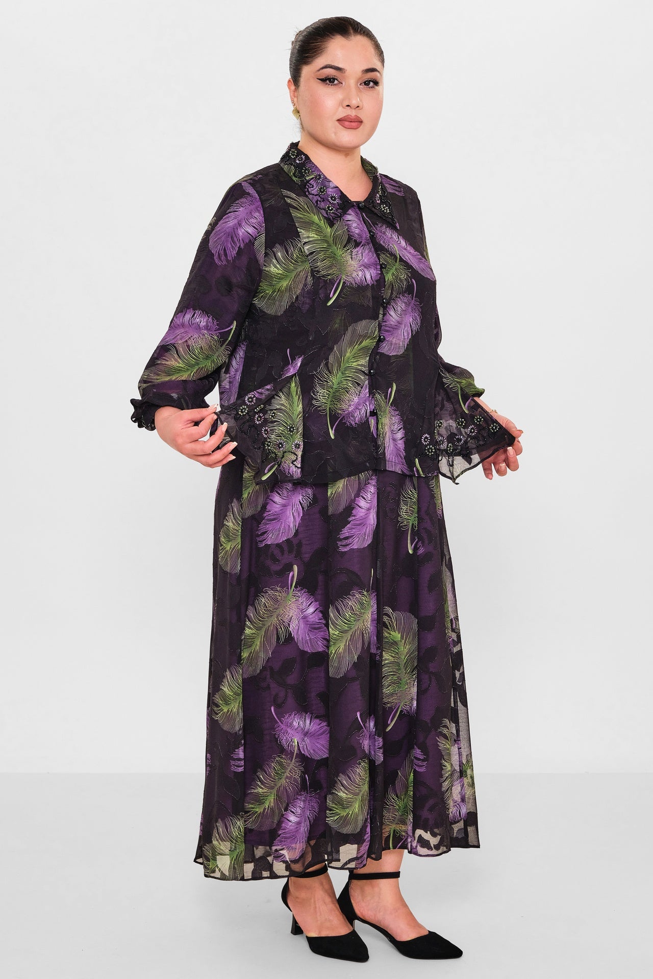 Gumanize - Extended Plus Size Dress (GMZ2026-365-8005) - 8690200090264