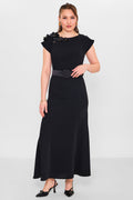 Dress port - Plus Size Dress (DSP26Y5707) - 8690200090448