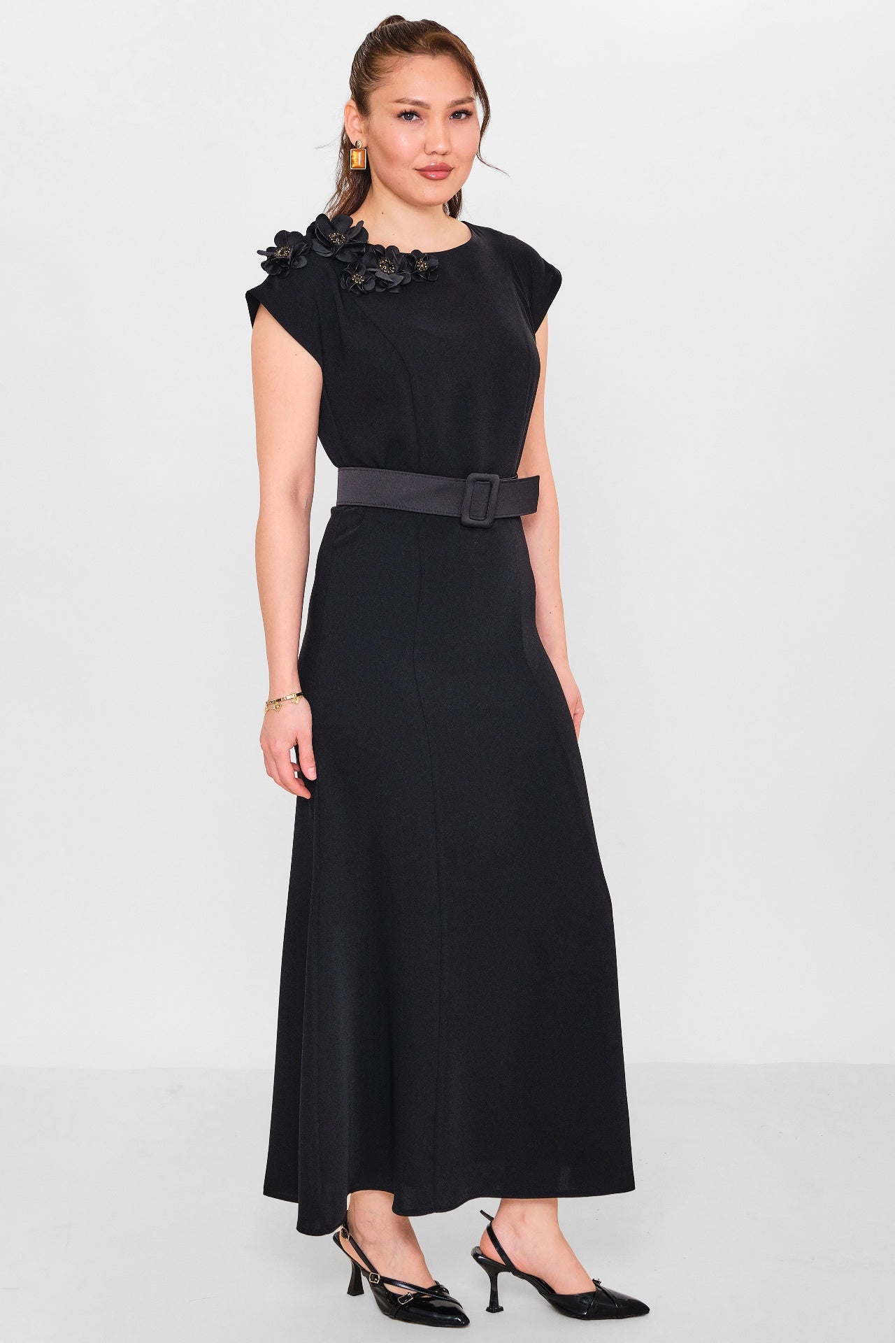 Dress port - Plus Size Dress (DSP26Y5707) - 8690200090448