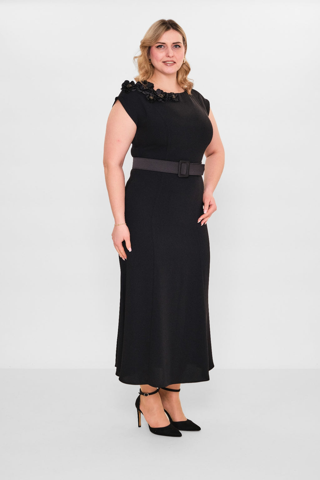 Dress port - Plus Size Dress (DSP26Y5706) - 8690200090455