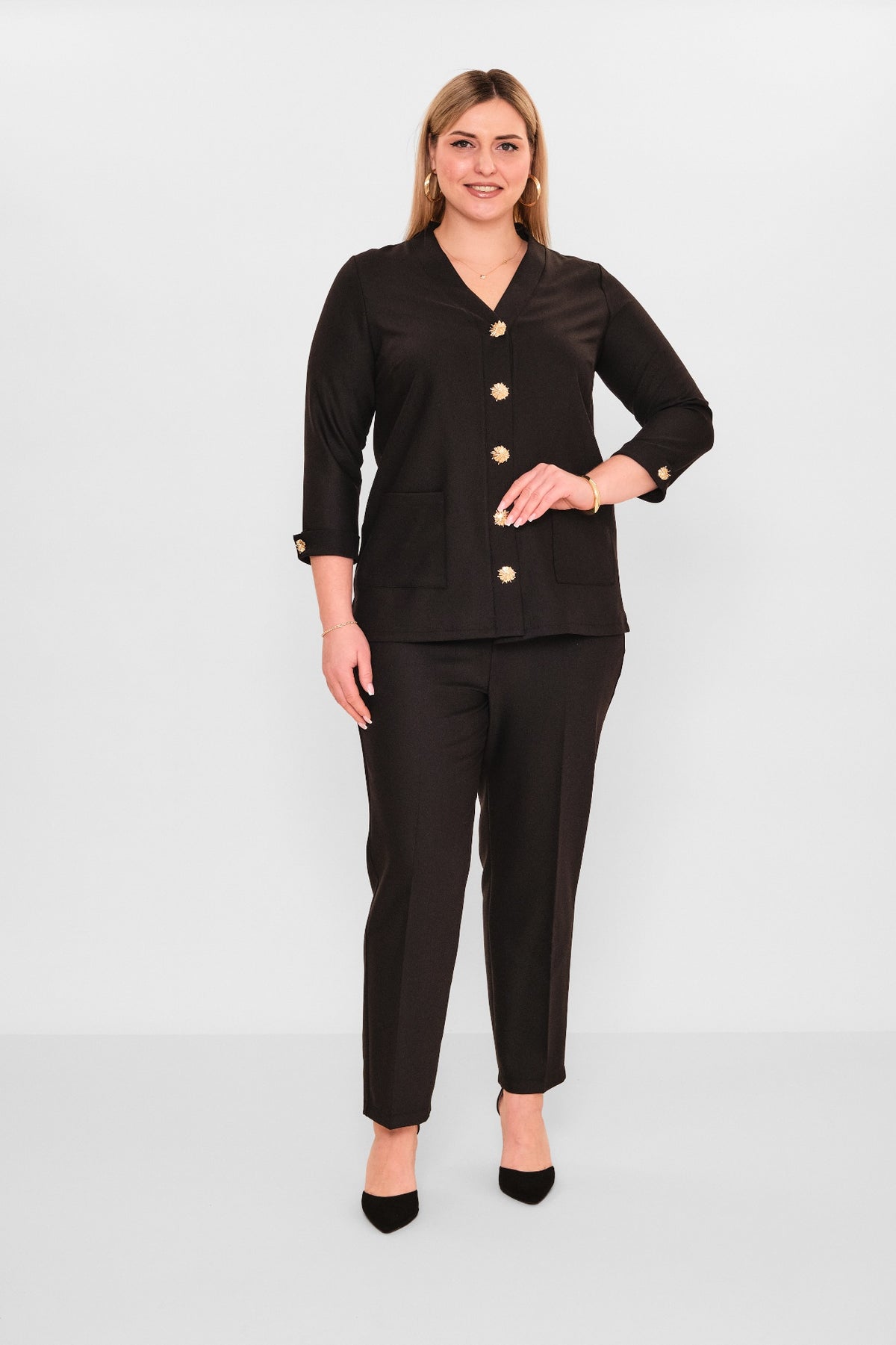 Dress port - Plus Size Suit (DSP26Y3427) - 8690200090592