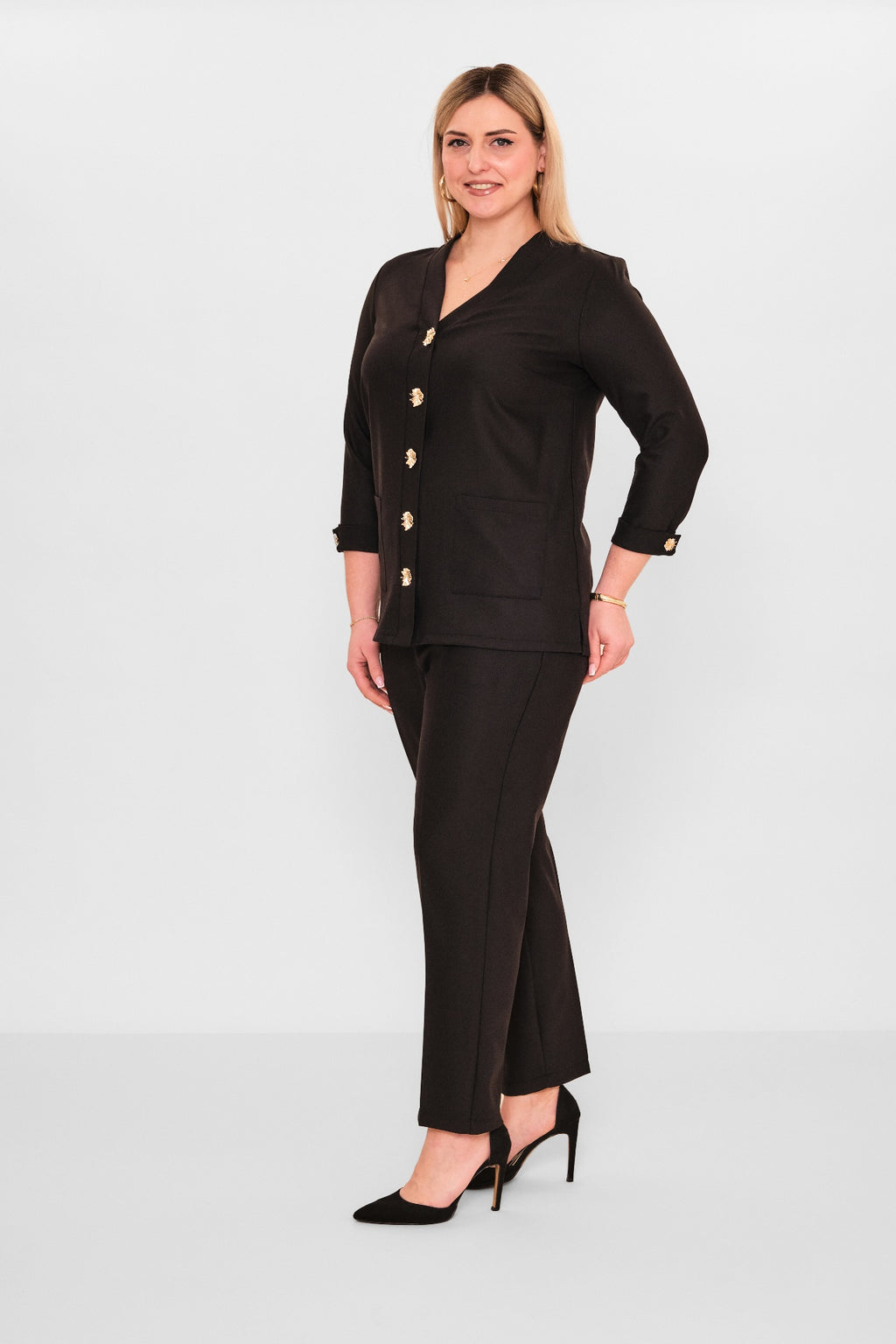 Dress port - Plus Size Suit (DSP26Y3427) - 8690200090592