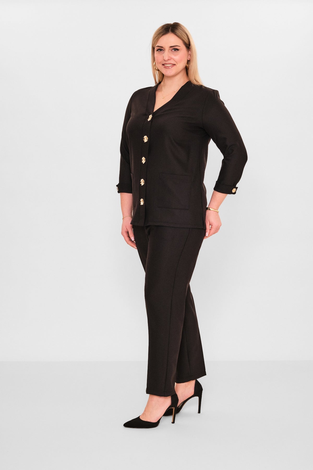 Dress port - Plus Size Suit (DSP26Y3427) - 8690200090592