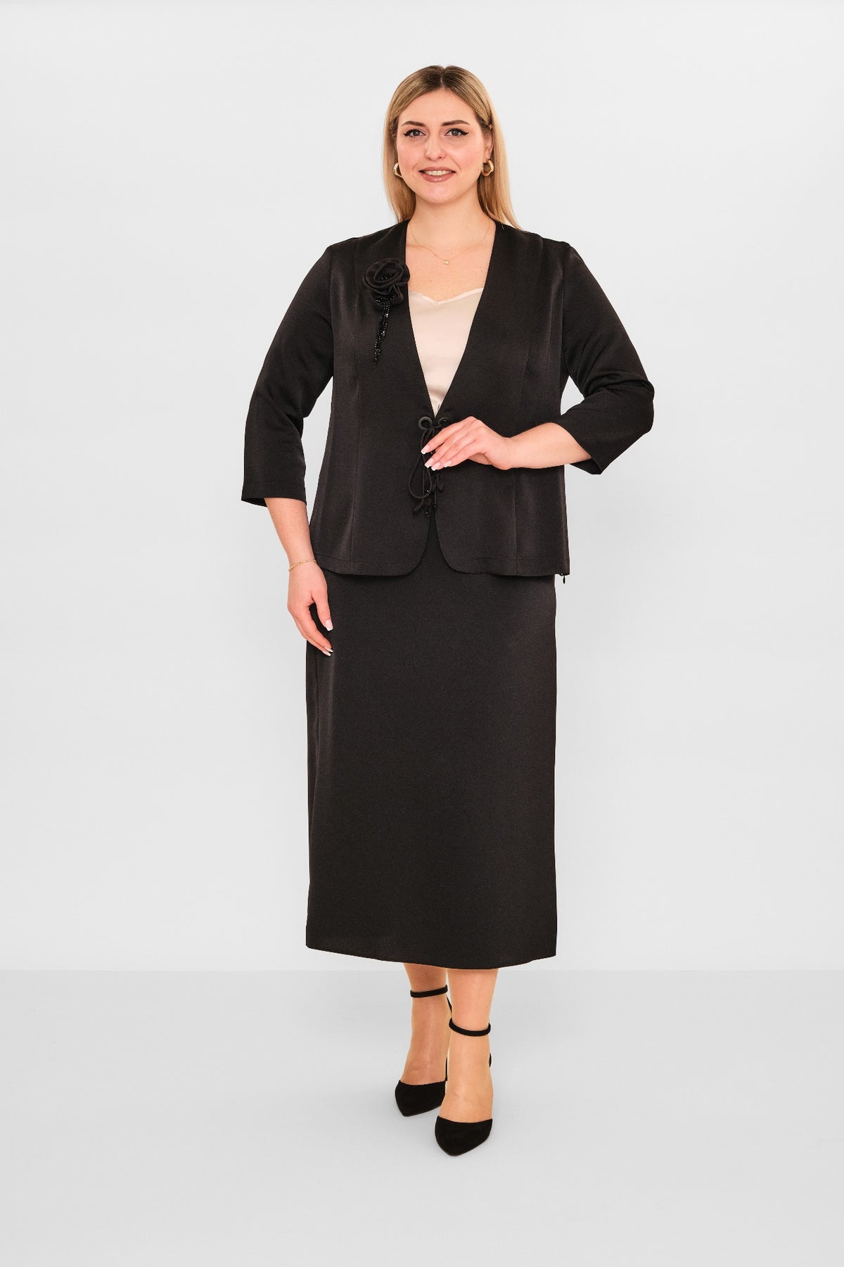 Dress port - Plus Size Suit (DSP26Y3435) - 8690200090608