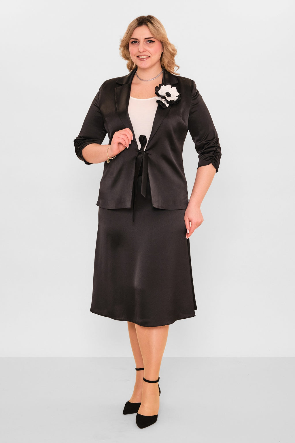 Dress port - Plus Size Suit (DSP26Y3362) - 8690200090790