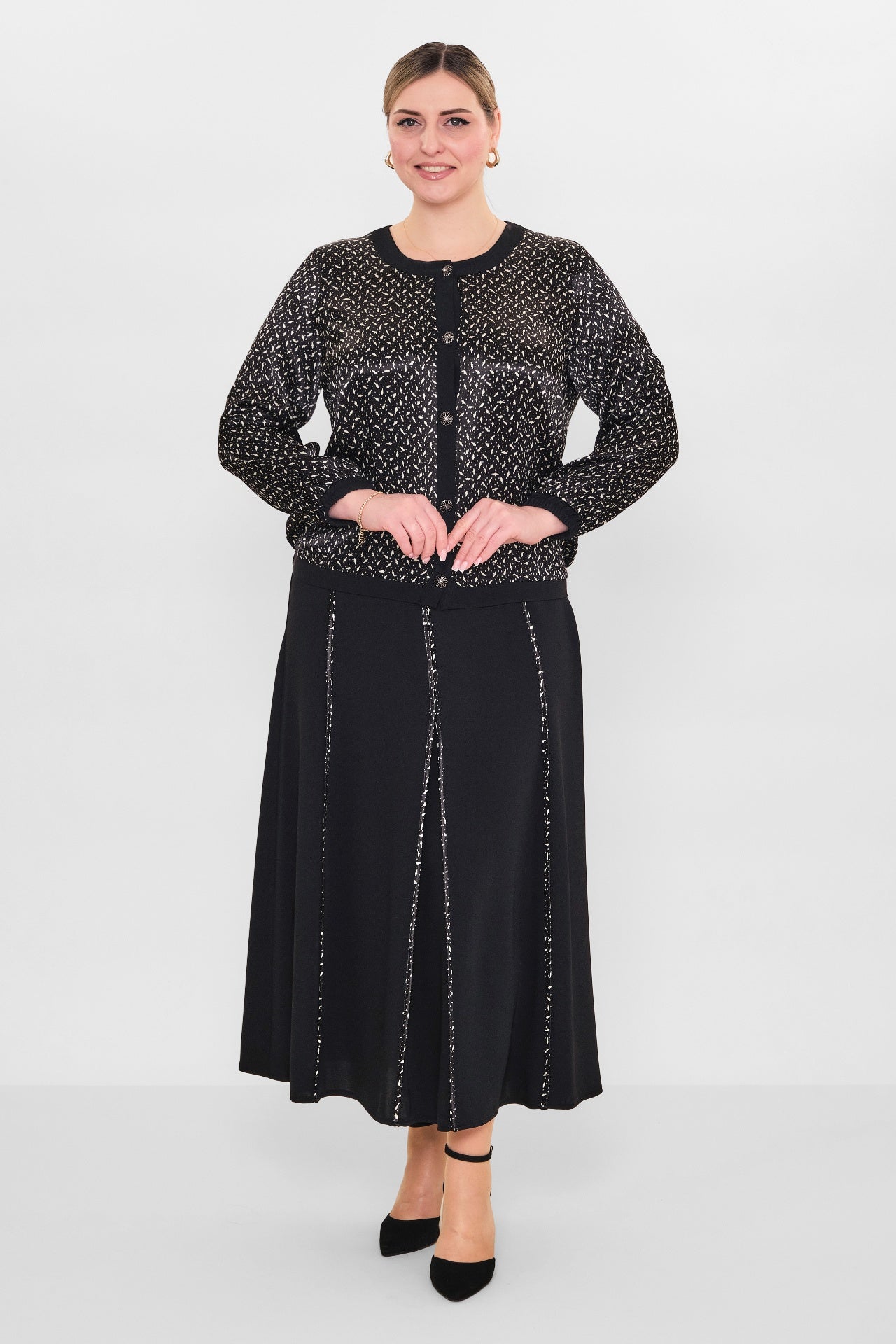 Dress port - Plus Size Suit (DSP26Y3422) - 8690200090837