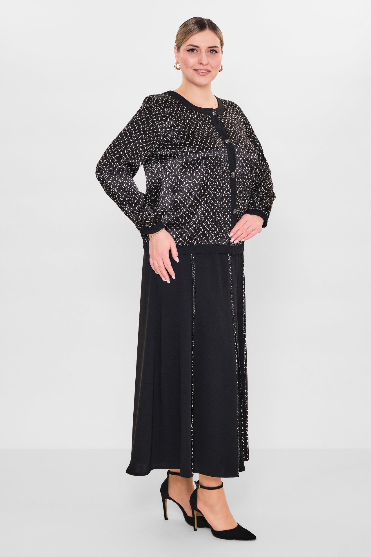 Dress port - Plus Size Suit (DSP26Y3422) - 8690200090837