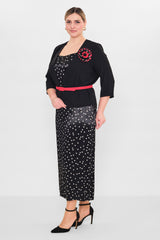 Dress port - Plus Size Dress (DSP26Y3430) - 8690200090844