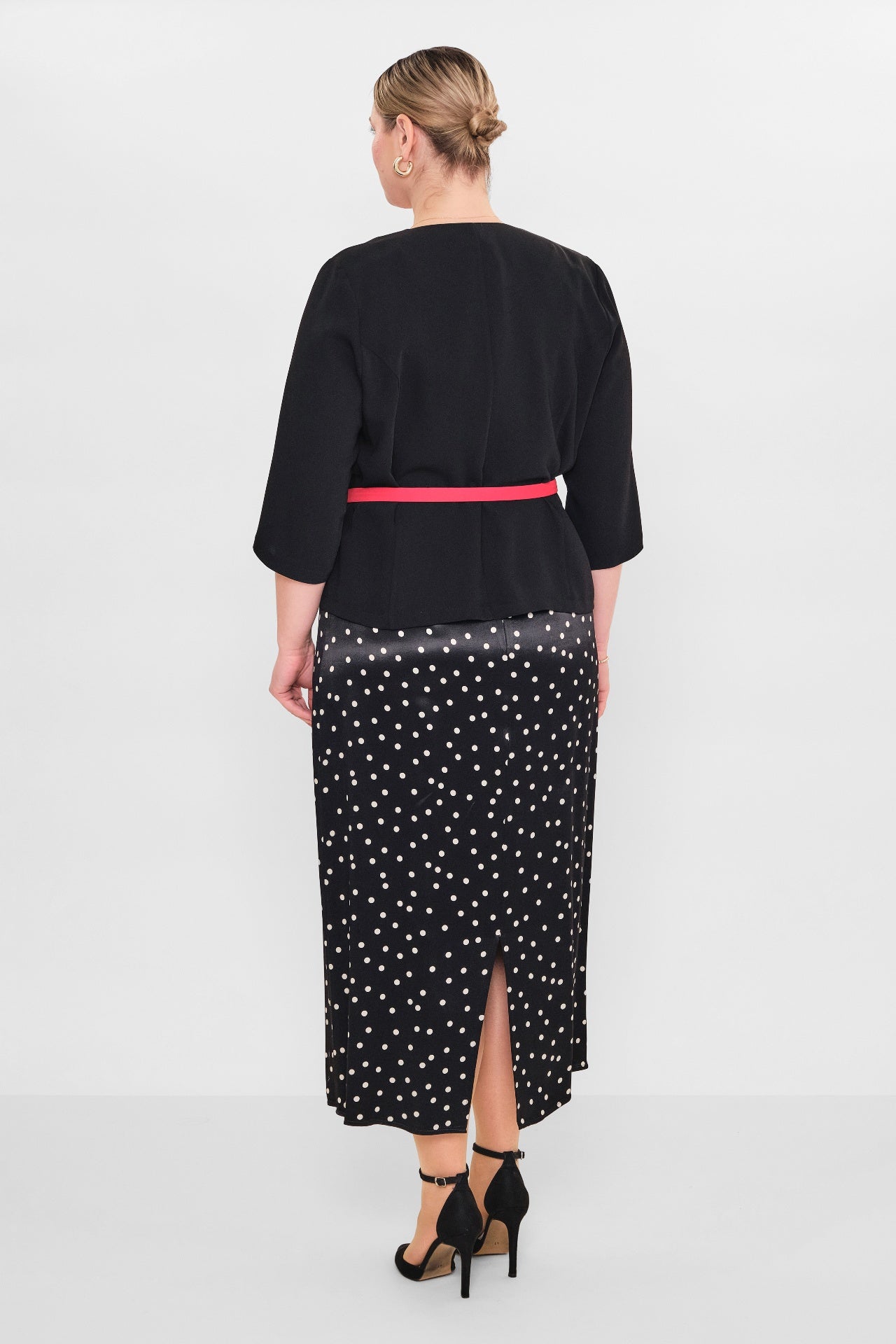 Dress port - Plus Size Dress (DSP26Y3430) - 8690200090844