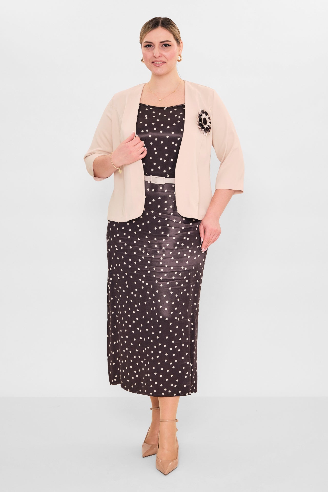 Dress port - Plus Size Dress (DSP26Y3430) - 8690200090851