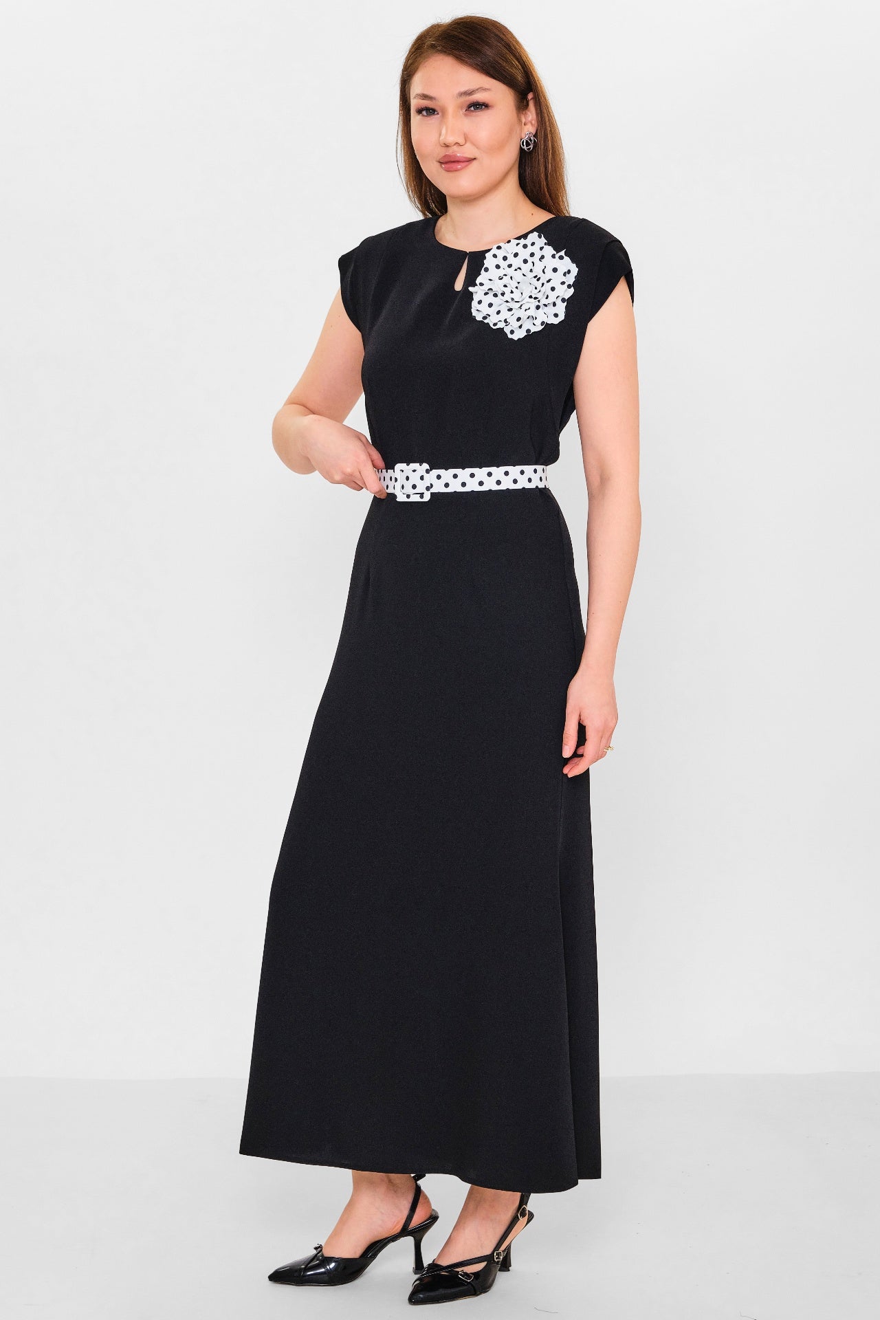 Dress port - Plus Size Dress (DSP26Y5714) - 8690200090998