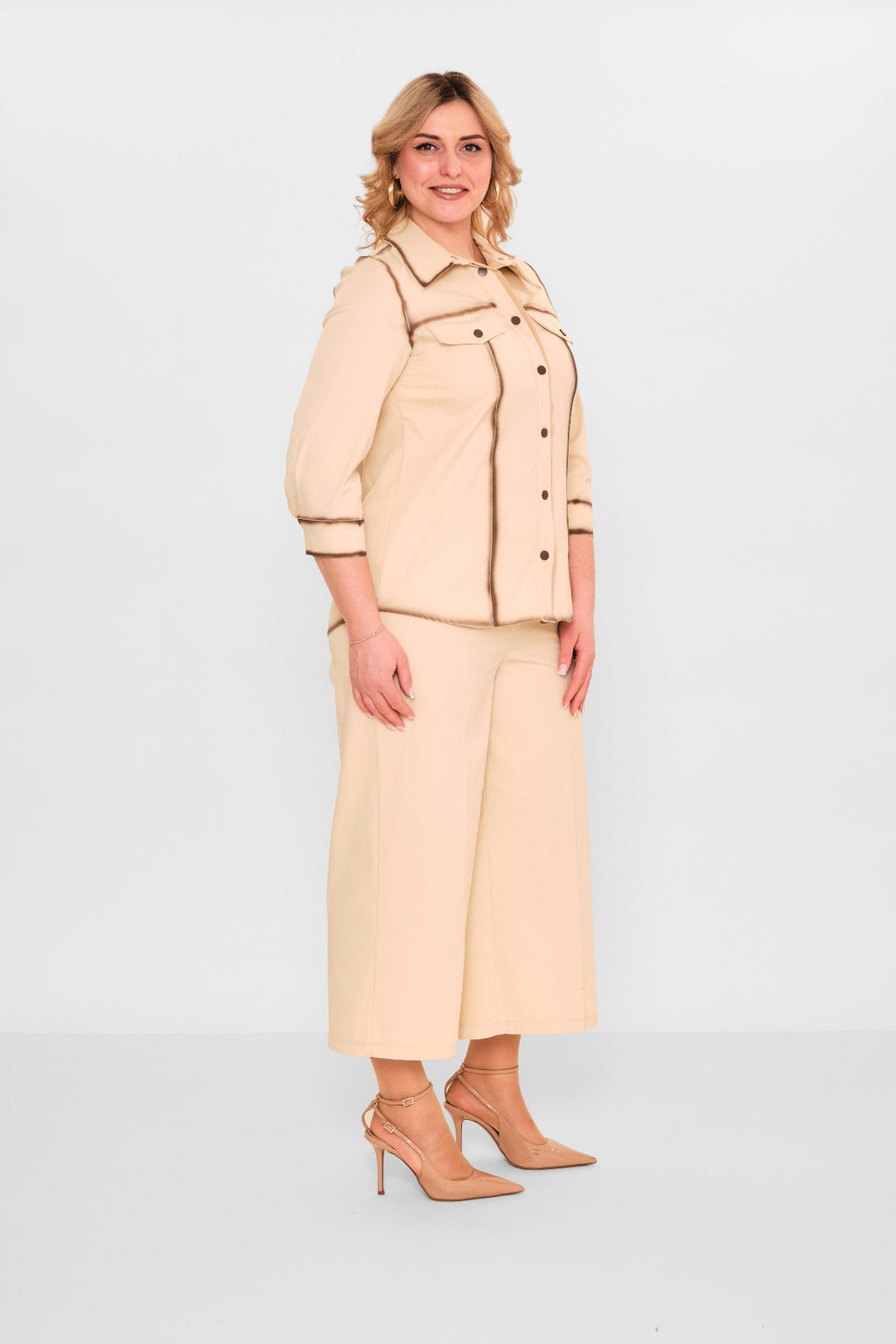 Dress port - Plus Size Suit (DSP26Y9342) - 8690200091025