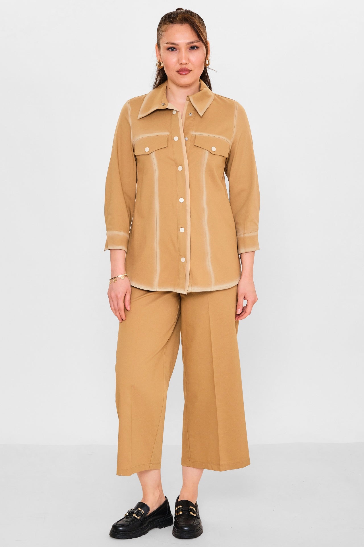 Dress port - Plus Size Suit (DSP26Y9343) - 8690200091032