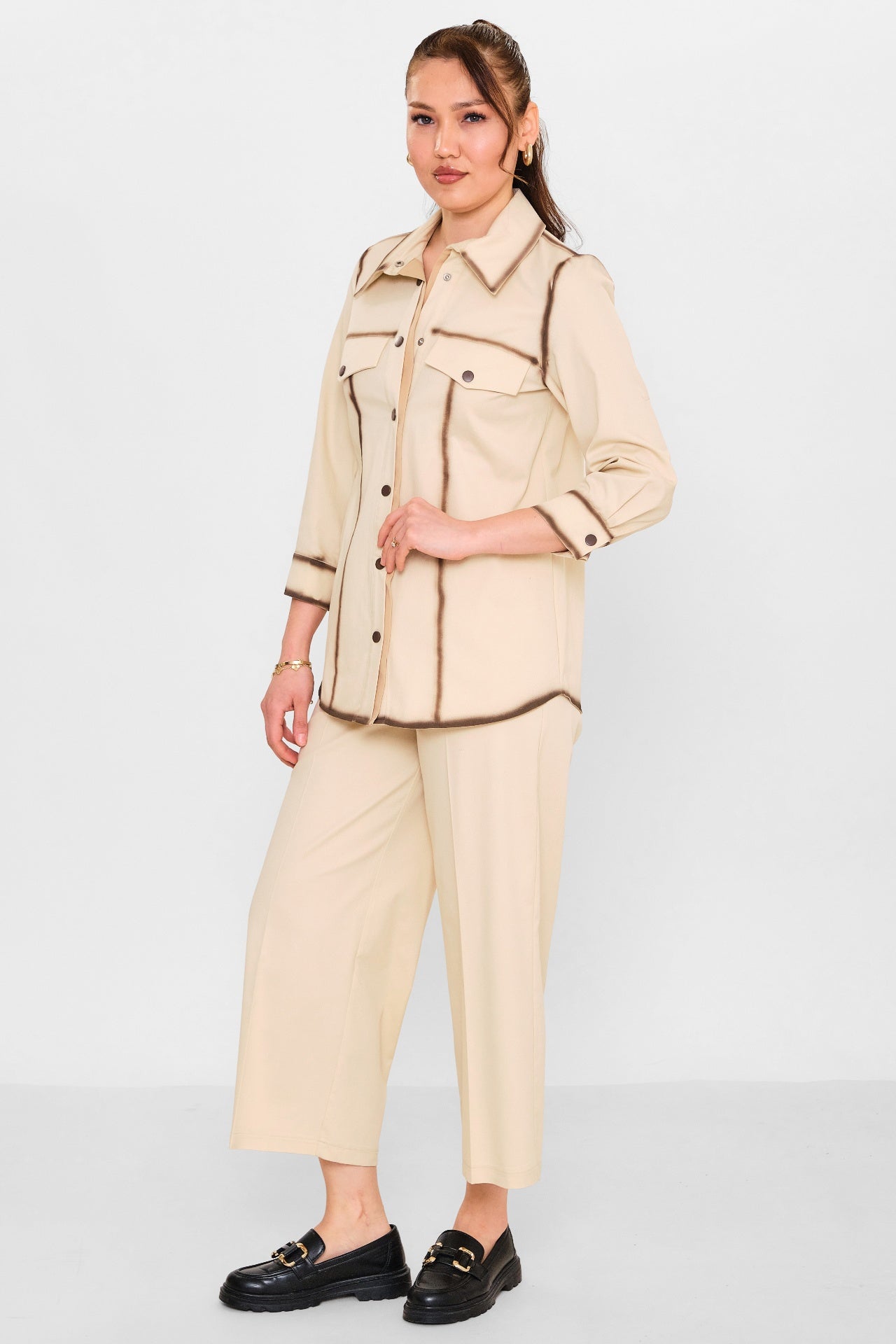 Dress port - Plus Size Suit (DSP26Y9343) - 8690200091049