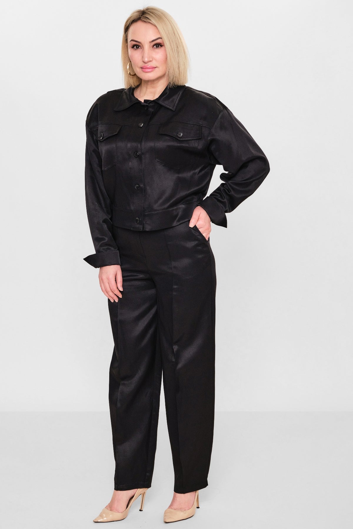 Salkim - Plus Size Coat (SLK26Y36012) - 8690200091810