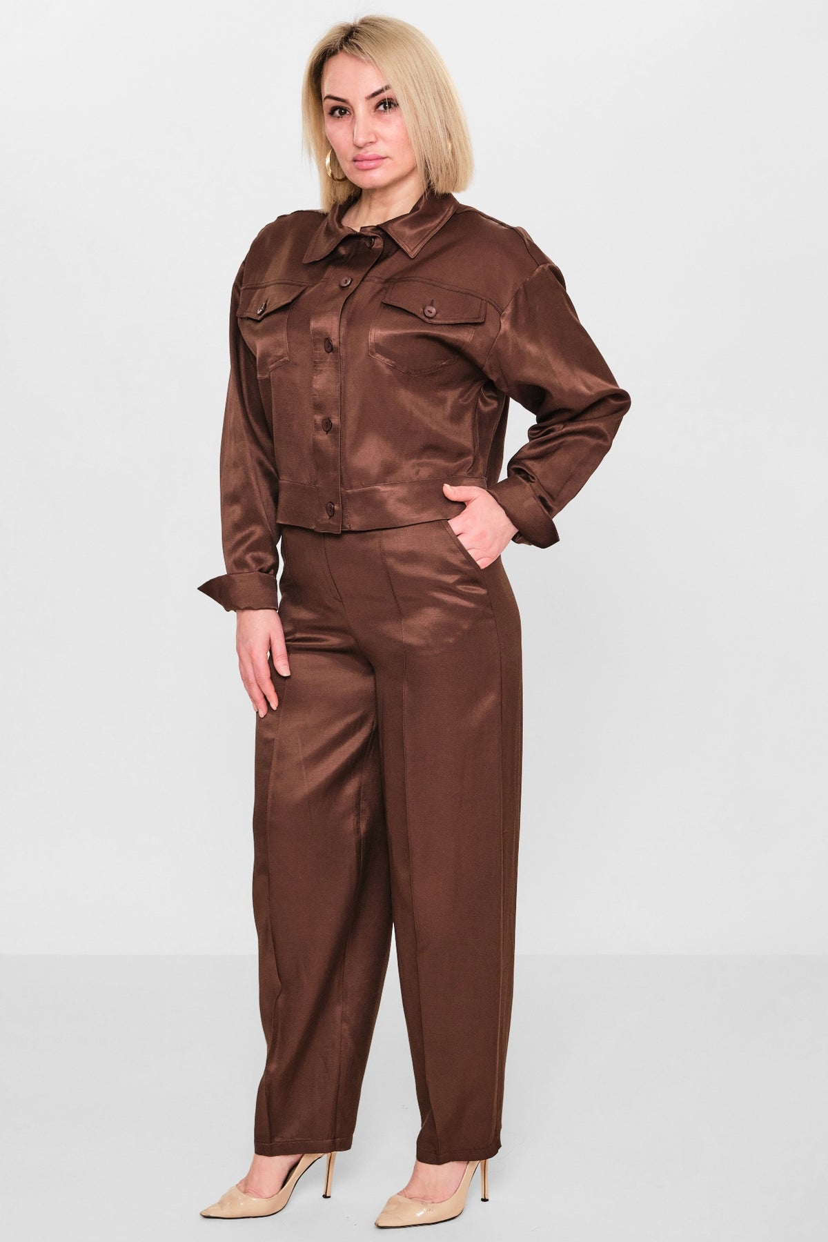 Salkim - Plus Size Coat (SLK26Y36012) - 8690200091827