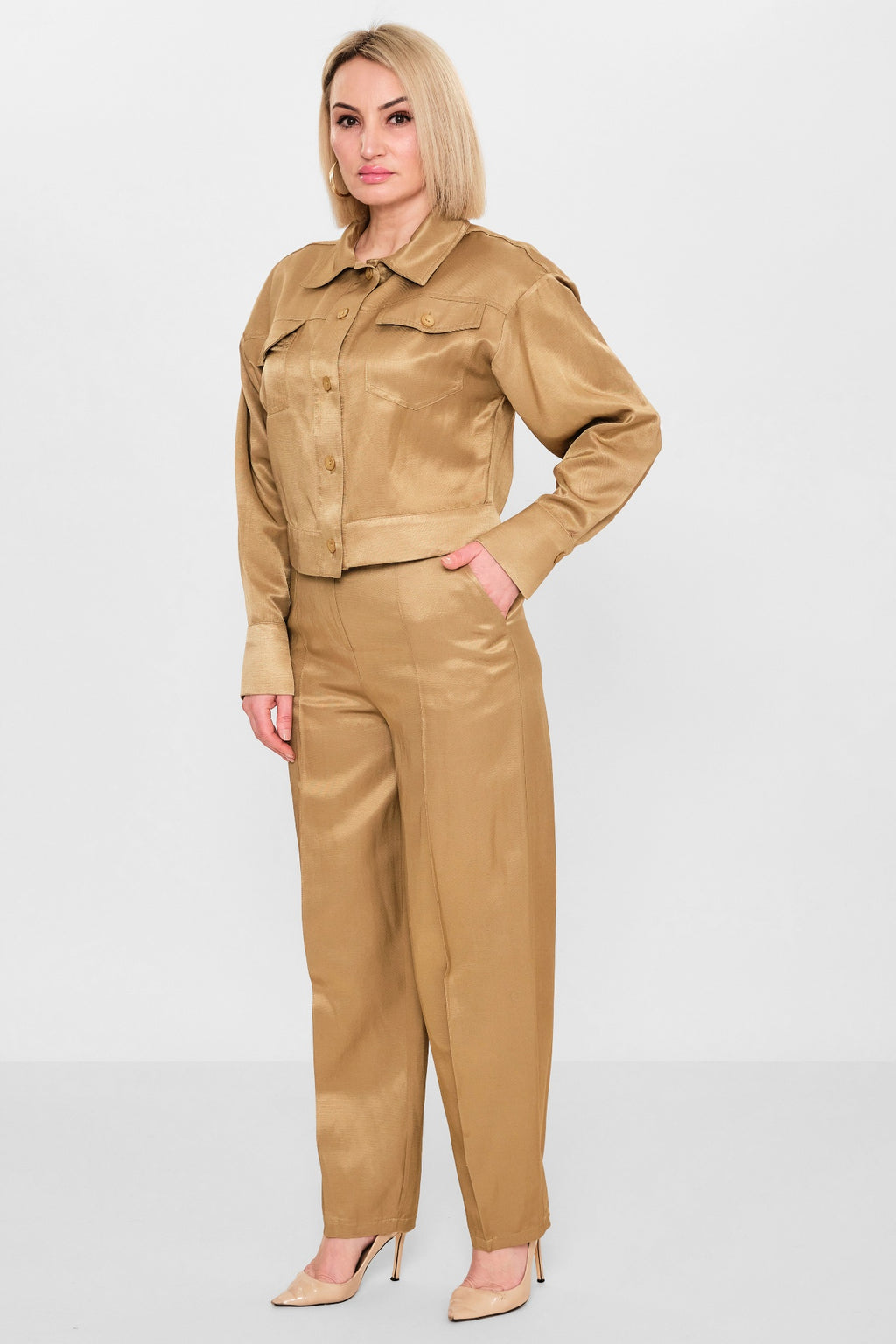 Salkim - Plus Size Coat (SLK26Y36012) - 8690200091841