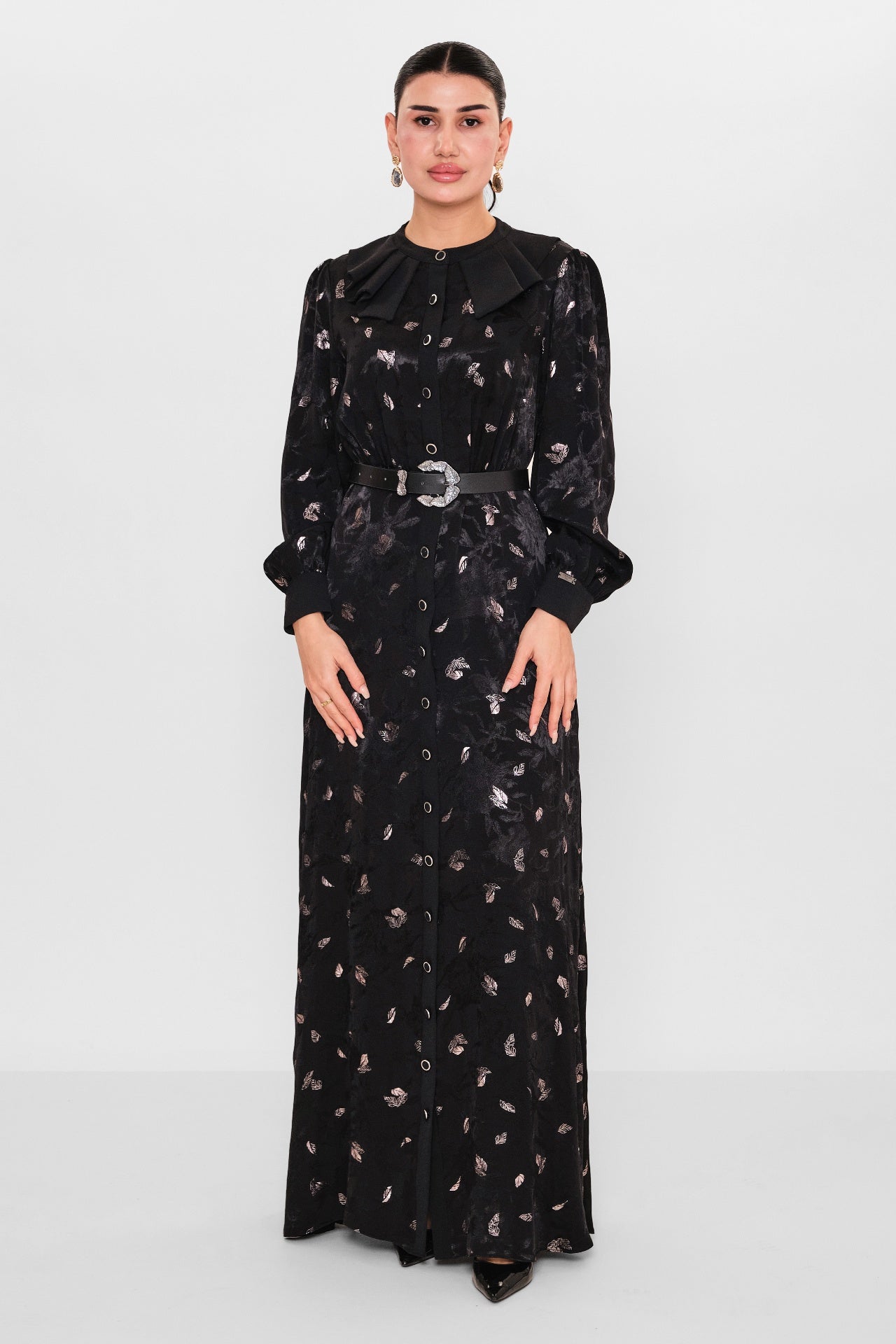 Nupel line - Plus Size Dress (NPL26Y5135) - 8690200091919