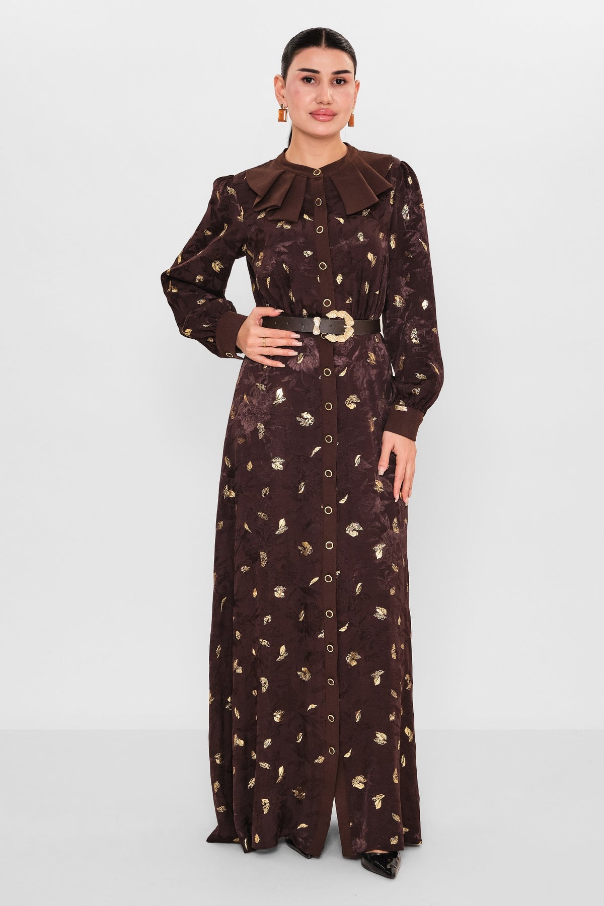 Nupel line - Plus Size Dress (NPL26Y5135) - 8690200091933
