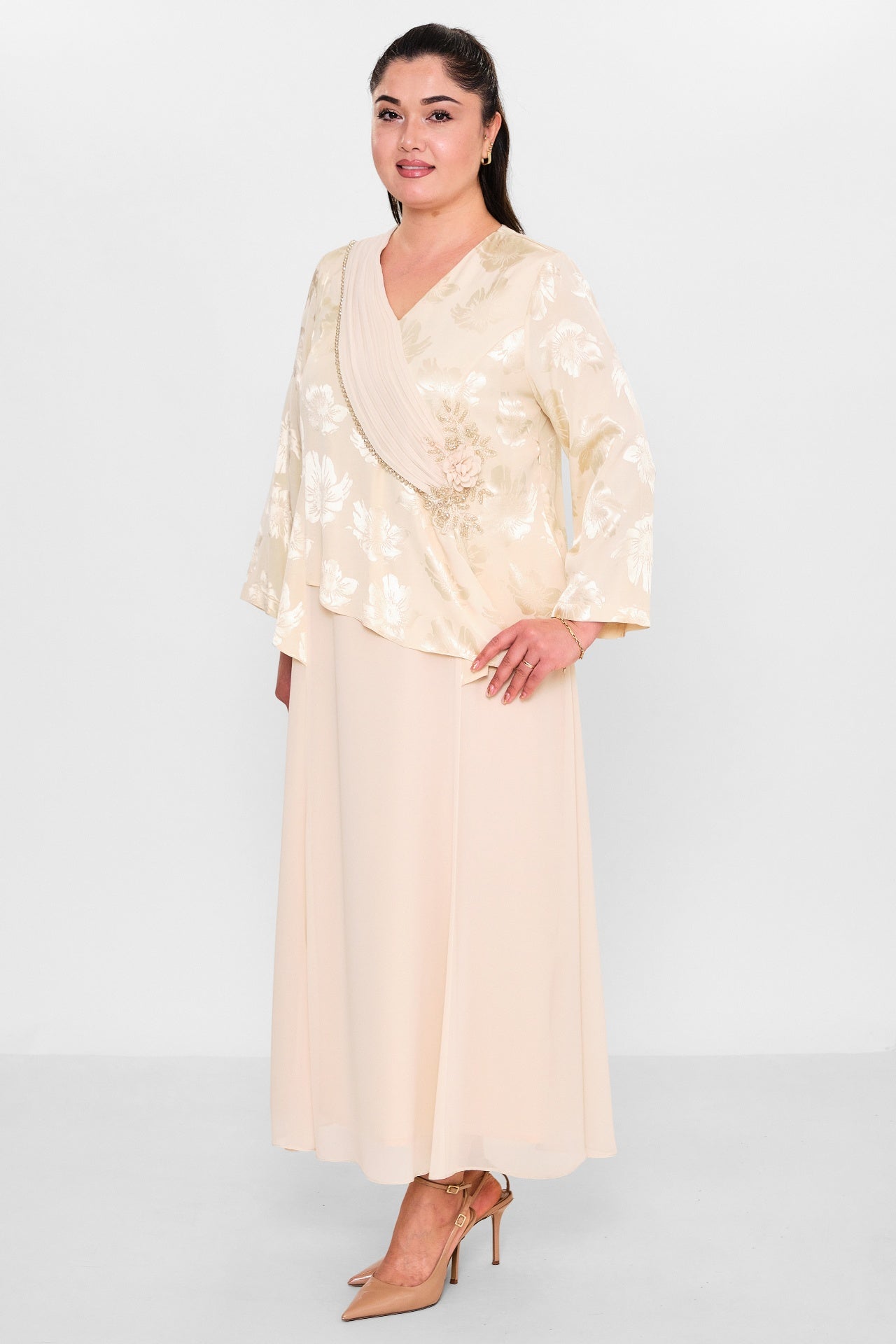Gumanize - Plus Size Dress (GMZ2026-05-7856) - 8690200091964