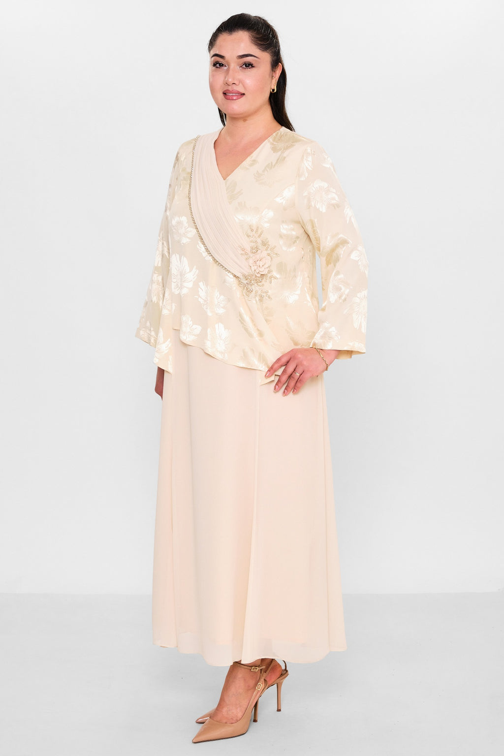 Gumanize - Plus Size Dress (GMZ2026-05-7856) - 8690200091964