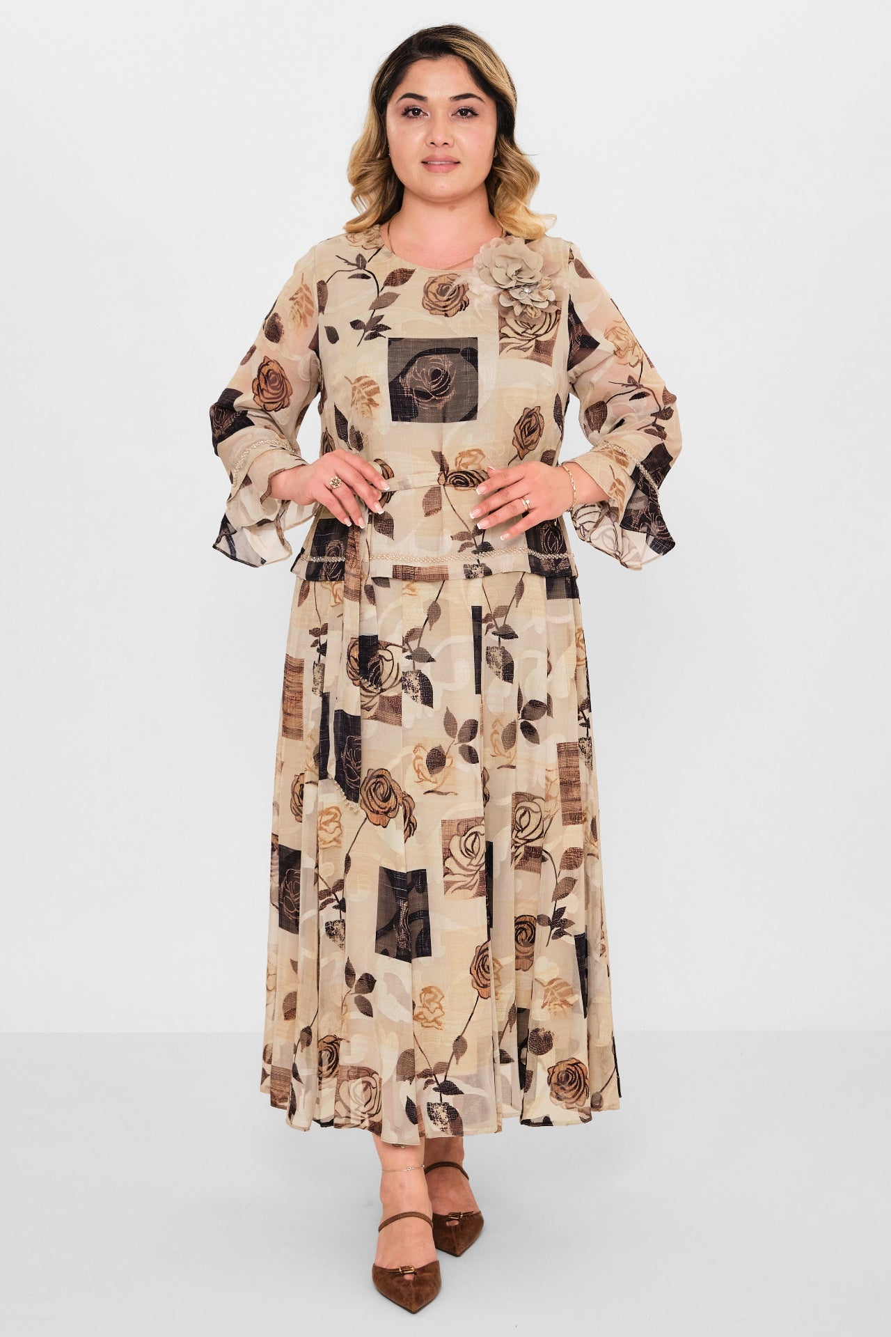 Gumanize - Plus Size Dress (GMZ2026-338-7991) - 8690200092008