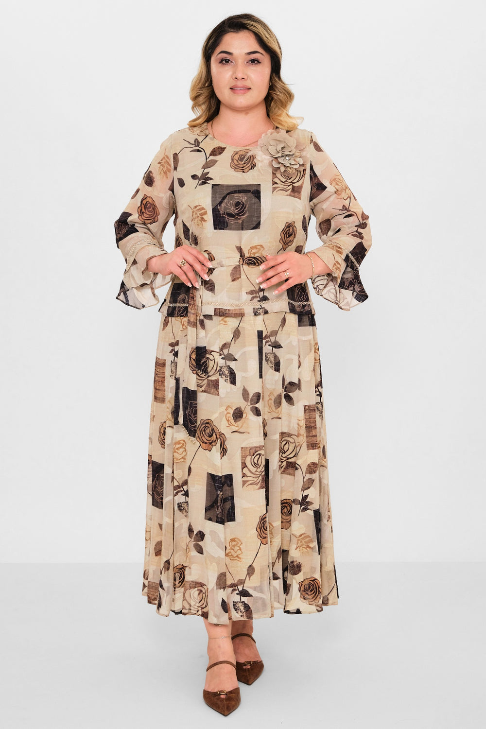 Gumanize - Plus Size Dress (GMZ2026-338-7991) - 8690200092008