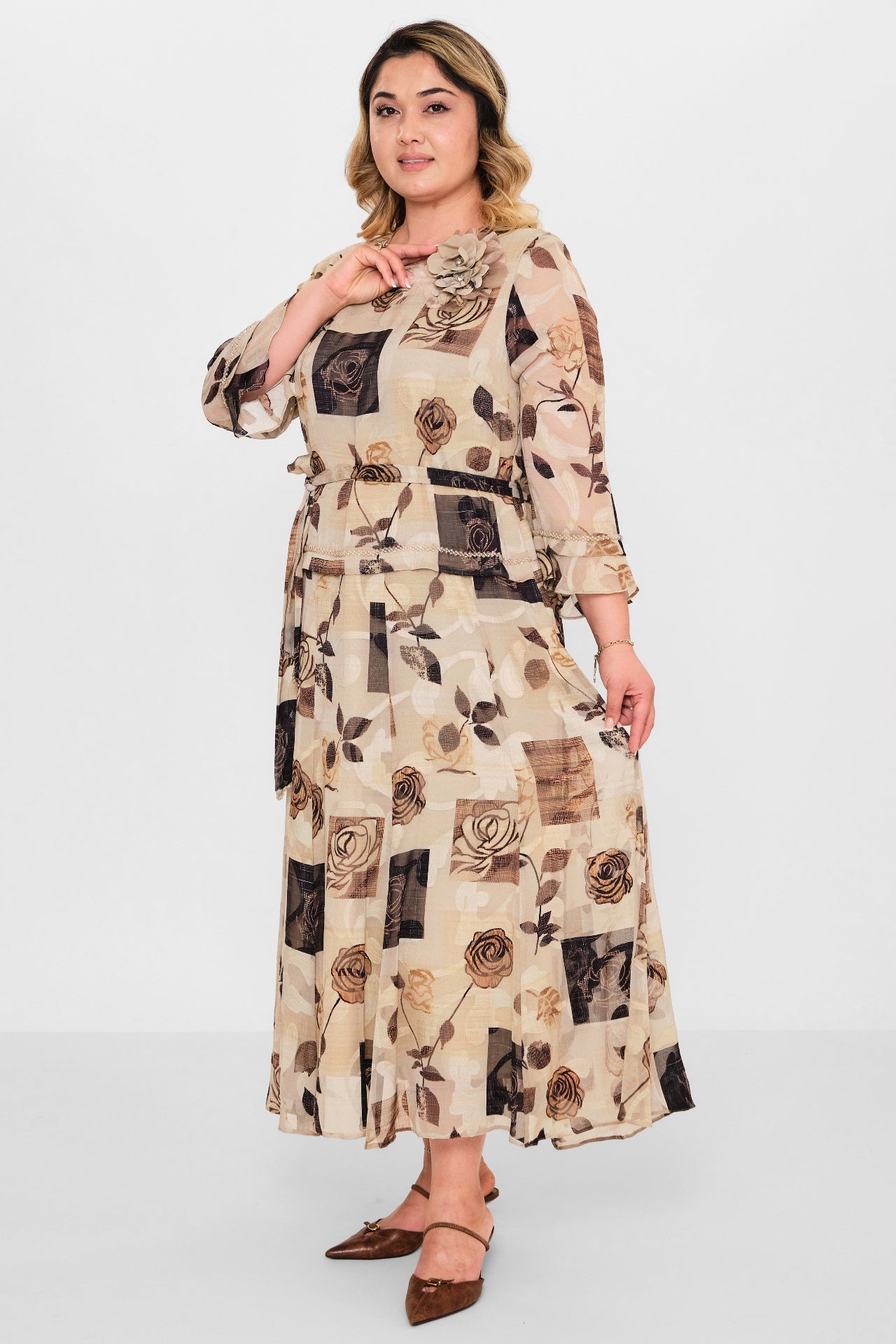 Gumanize - Plus Size Dress (GMZ2026-338-7991) - 8690200092008