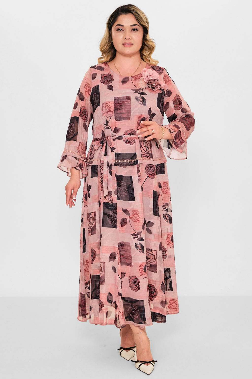 Gumanize - Plus Size Dress (GMZ2026-338-7991) - 8690200092015