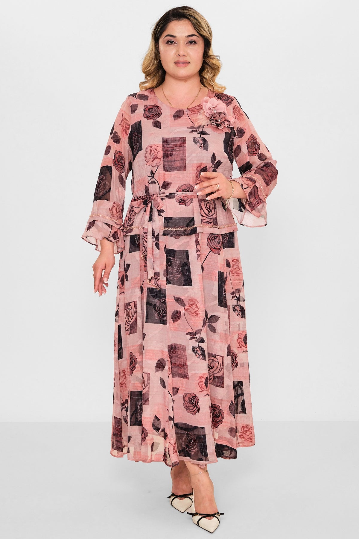 Gumanize - Plus Size Dress (GMZ2026-338-7991) - 8690200092015