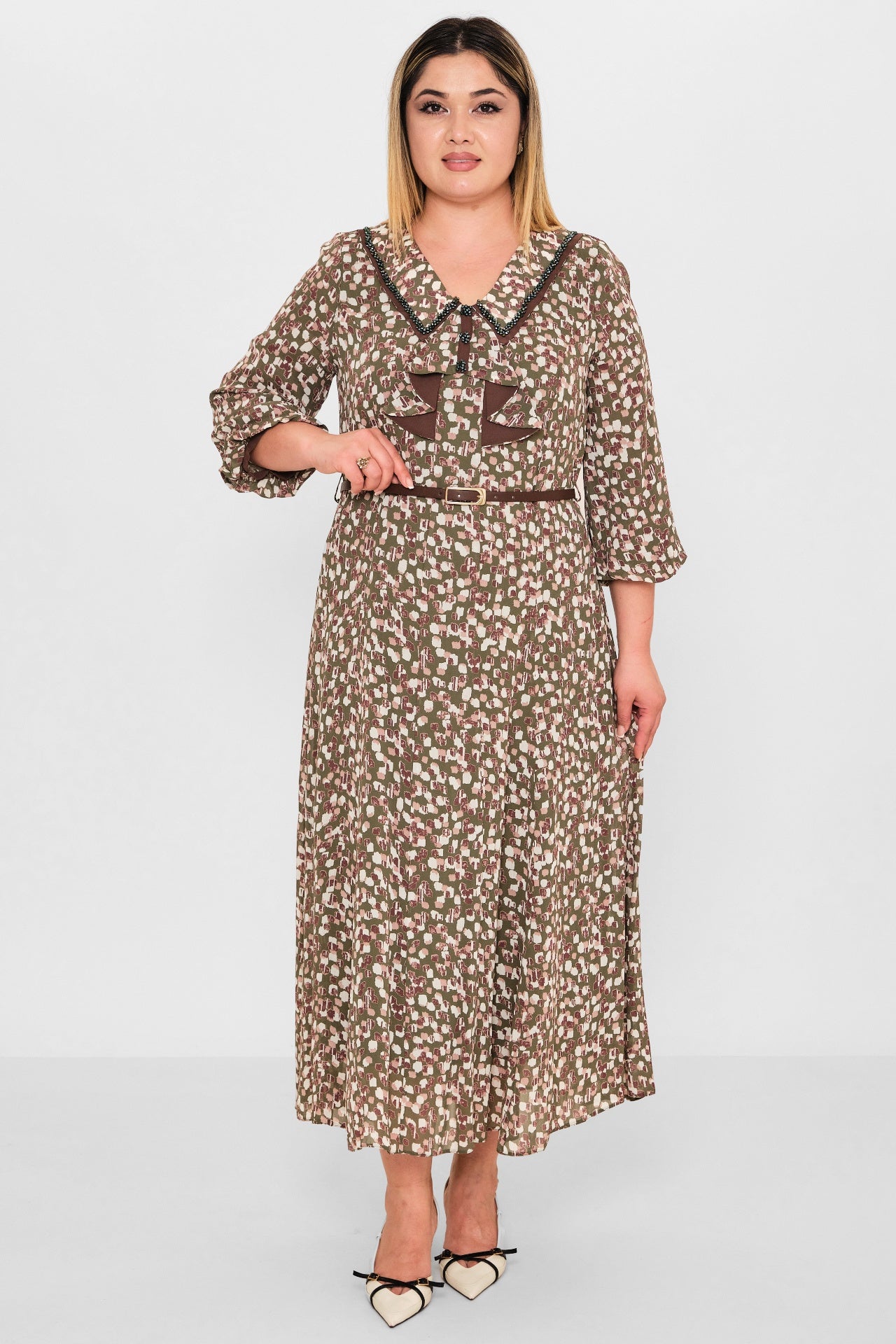 Gumanize - Plus Size Dress (GMZ2026-473-8066) - 8690200092039