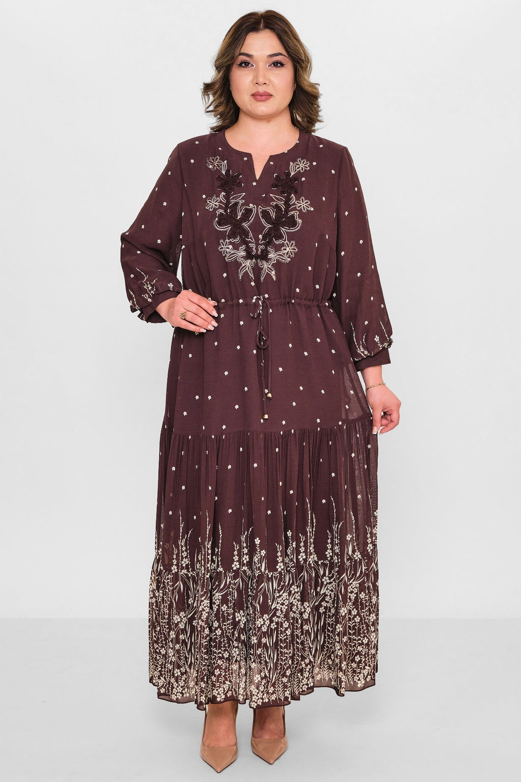 Gumanize - Plus Size Dress (GMZ2026-604-8055) - 8690200092091