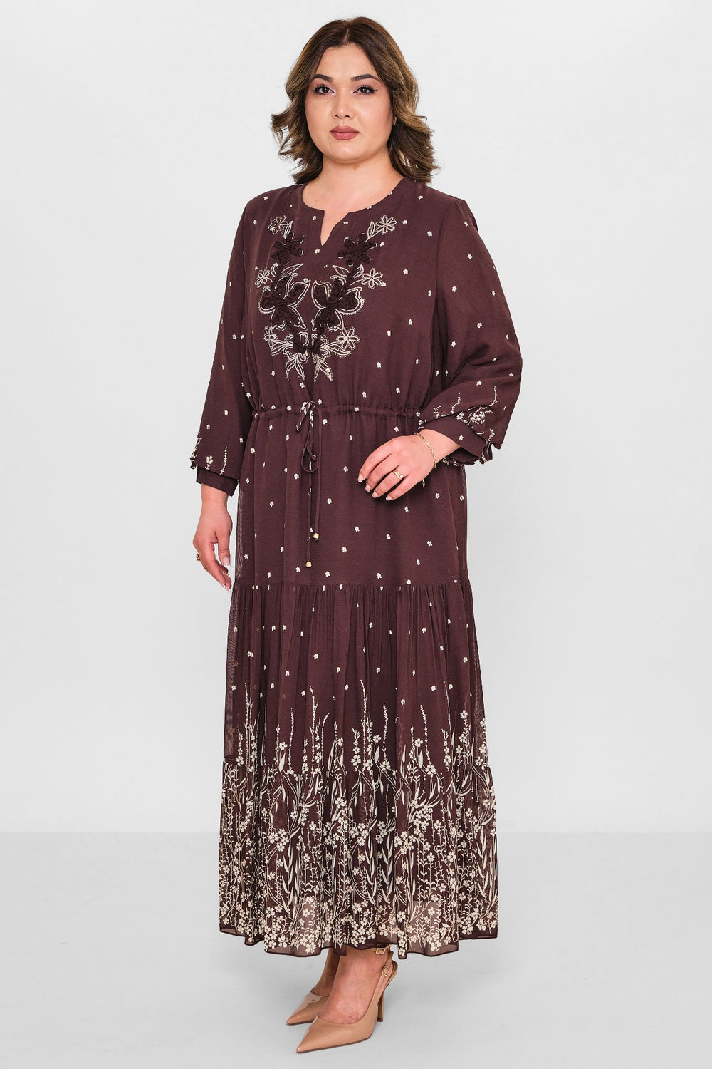 Gumanize - Plus Size Dress (GMZ2026-604-8055) - 8690200092091