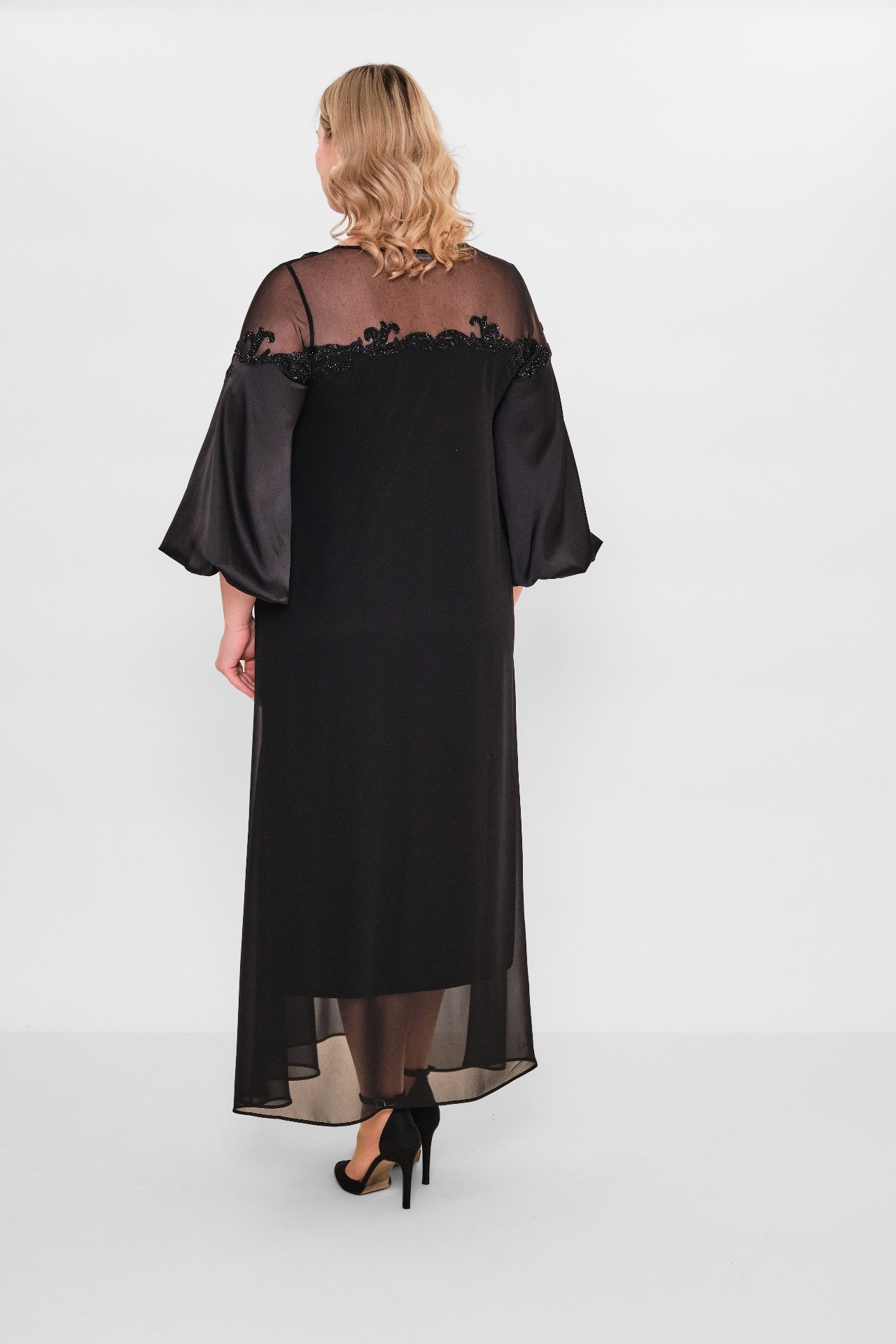 Dress port - Plus Size Dress (DSP26Y5725) - 8690200092145