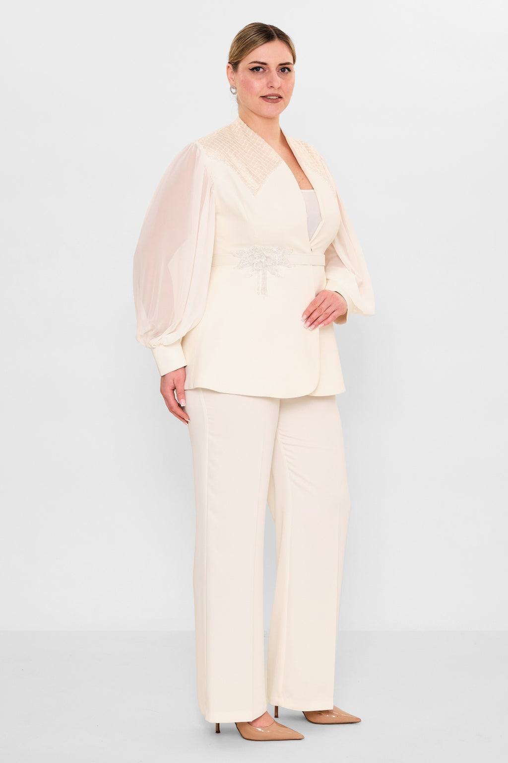 Qne Tu - Plus Size Suit (QNE26Y5263BB) - 8690200092497