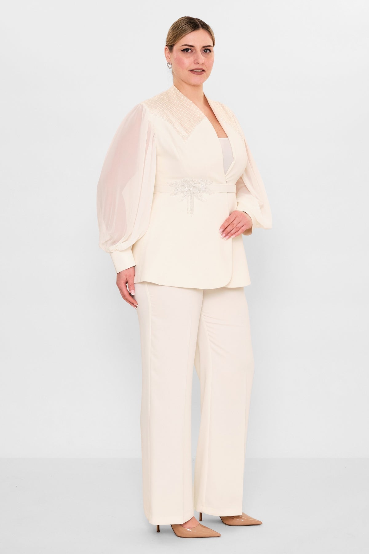 Qne Tu - Plus Size Suit (QNE26Y5263BB) - 8690200092497